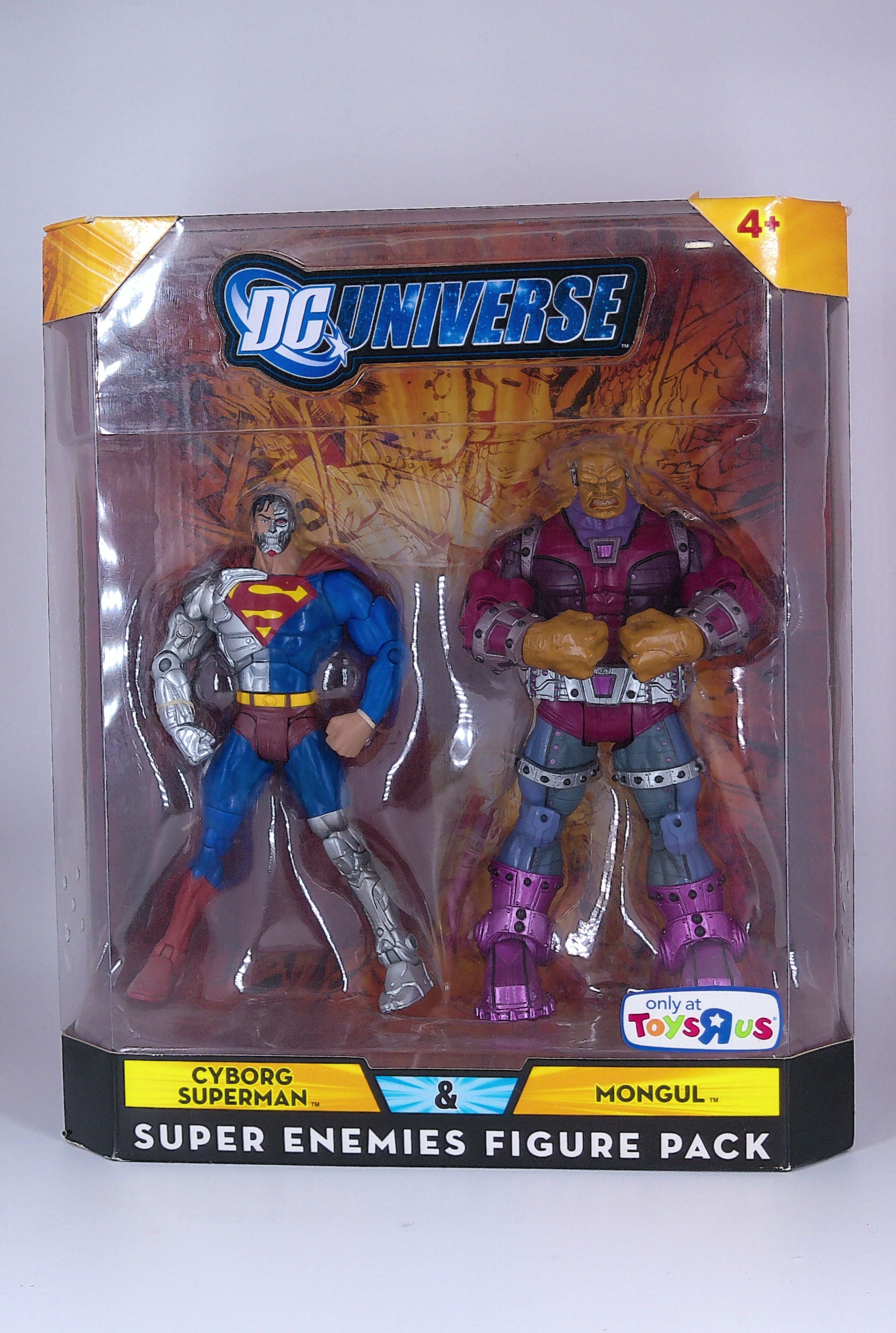 Cyborg Superman & Mongul 2 pk Dc universe 2008 (Toys R Us)