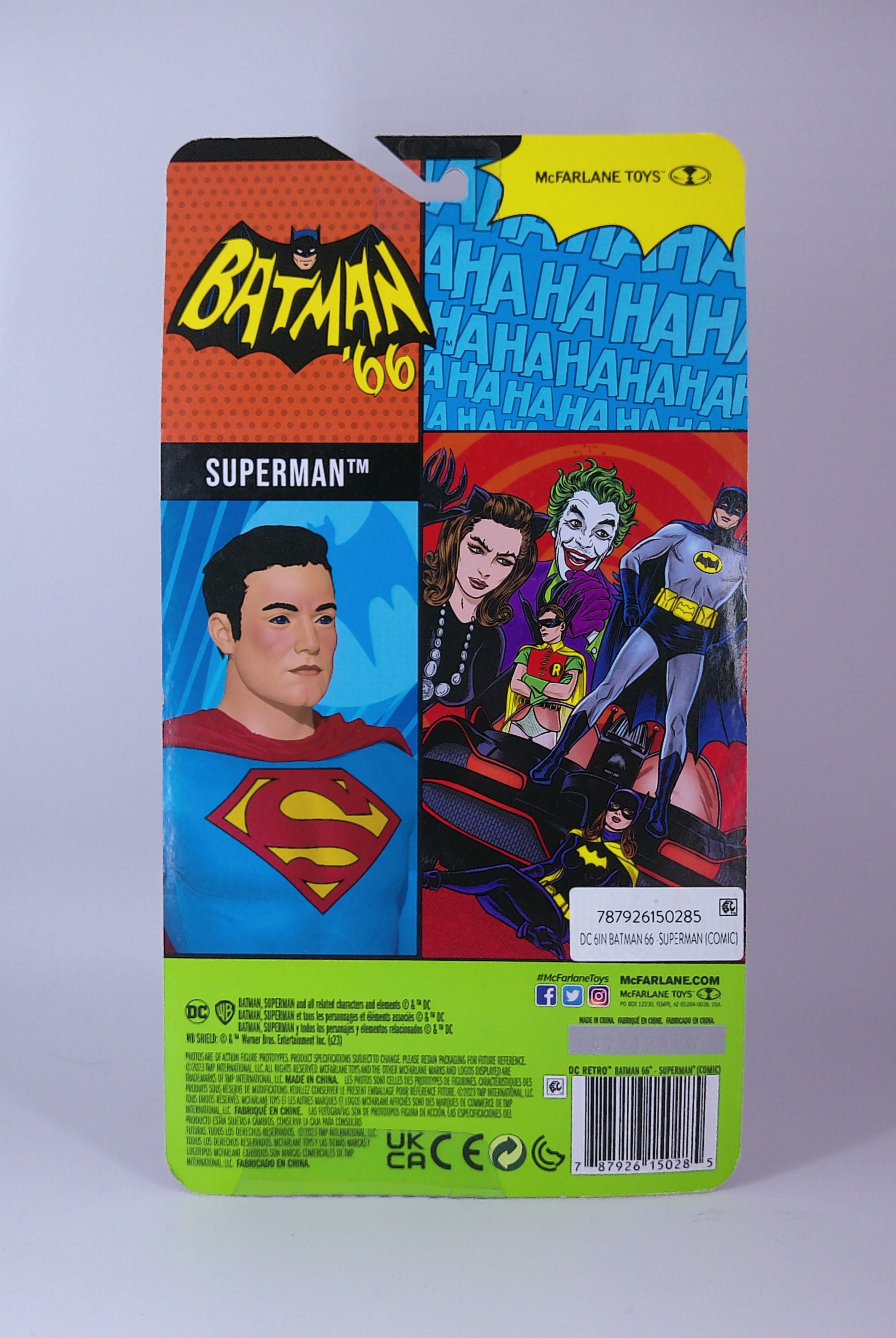 Superman "Batman 66" 6 inch figure McFarlane 2023