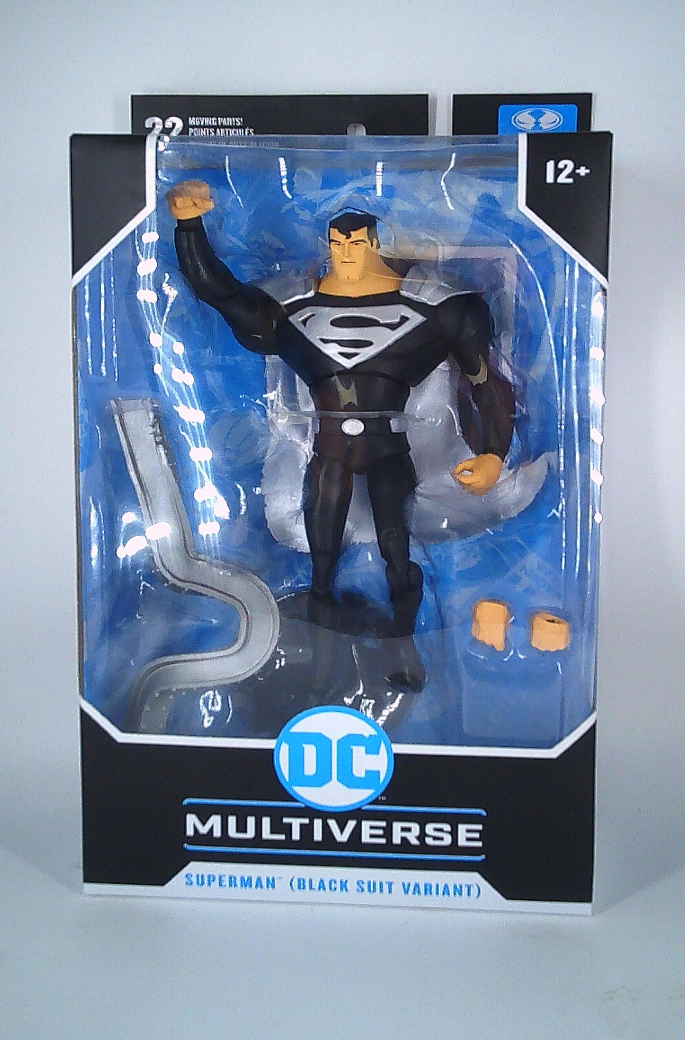 Superman "Black Suit" Mcfarlane 7" figure (The Animated Series)