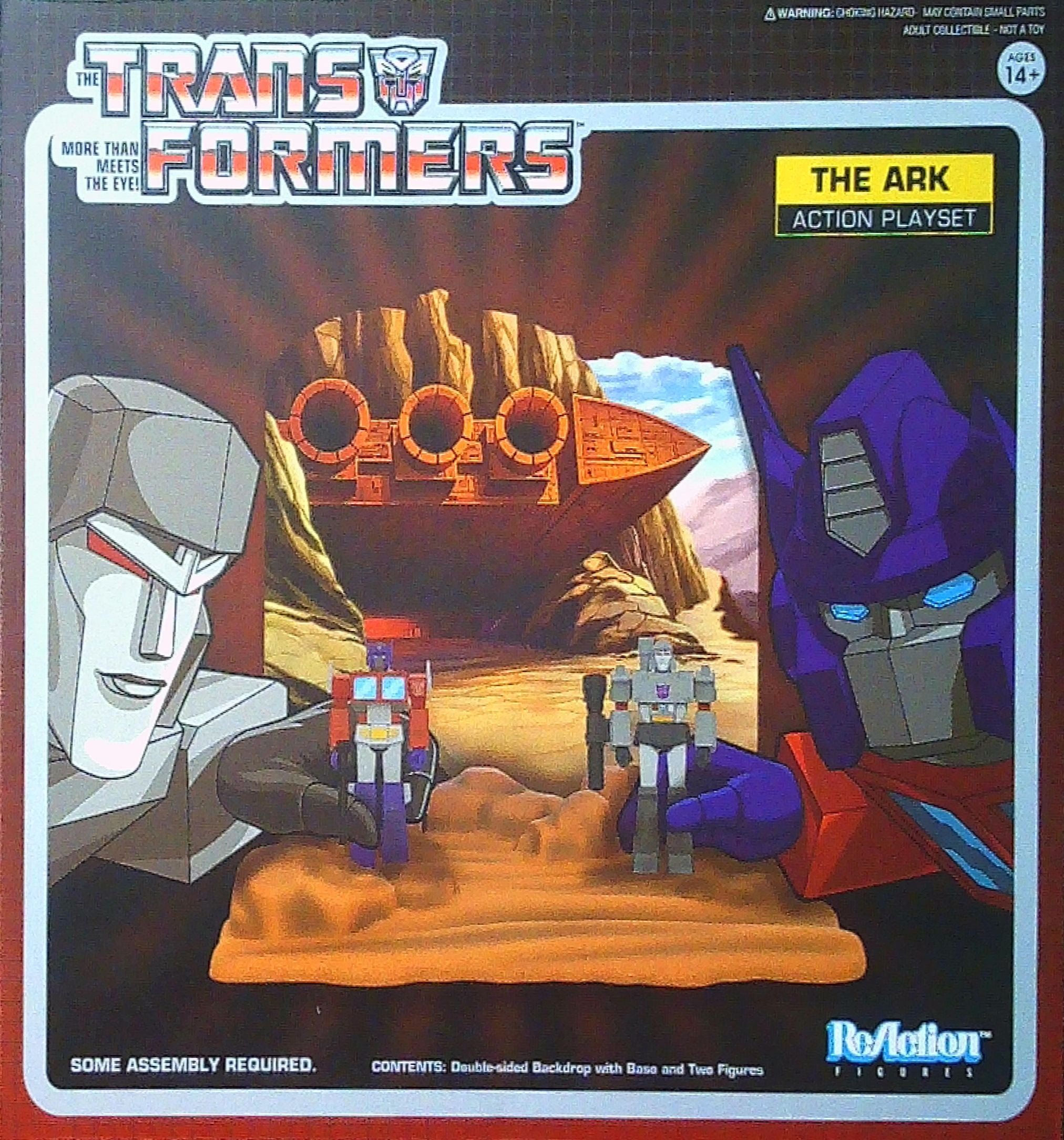 The Ark "Transformers" action playset ReAction with 2 figures