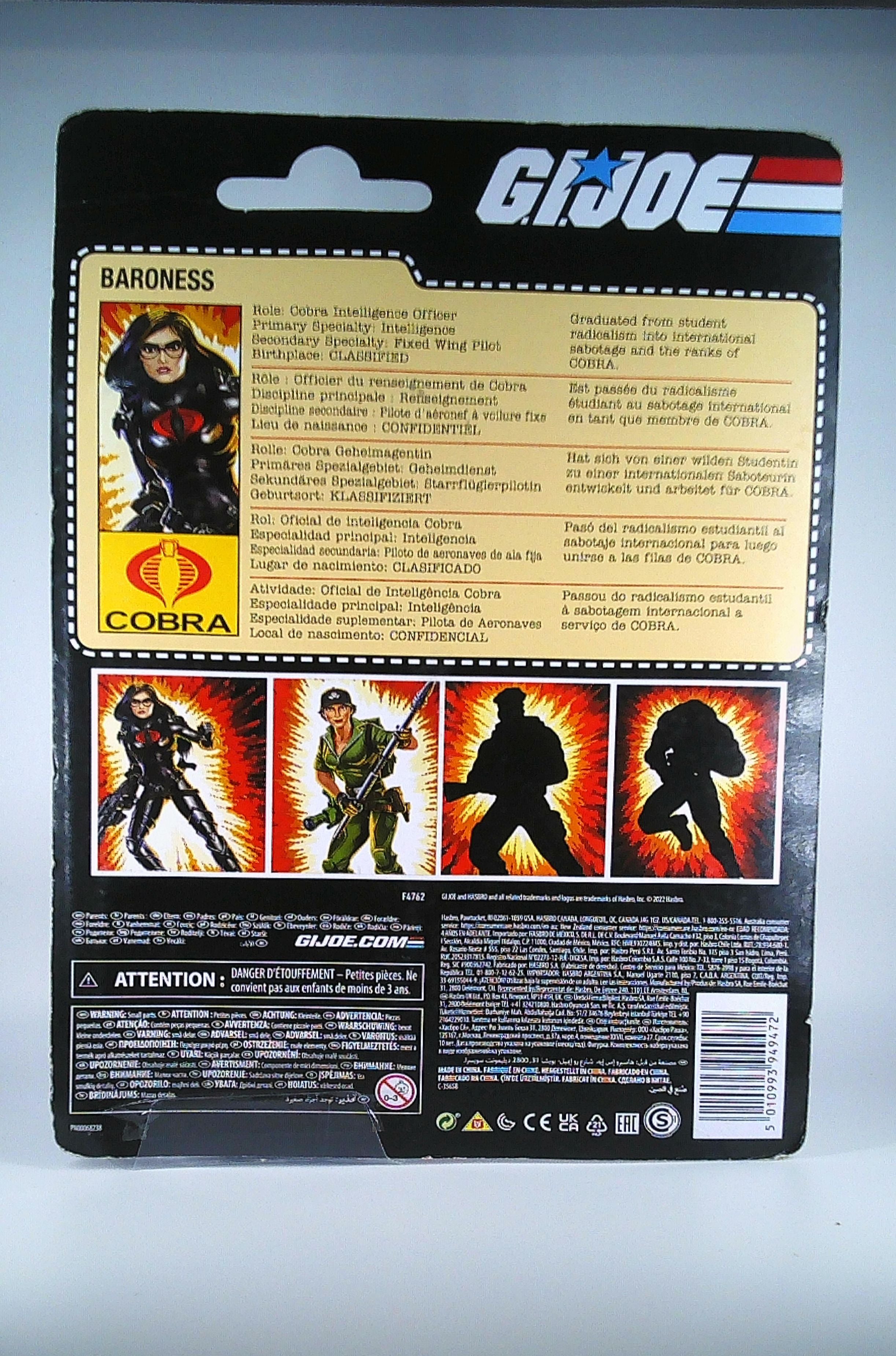 Baroness G.I.Joe "Cobra" 3.75" reaction figure Super7