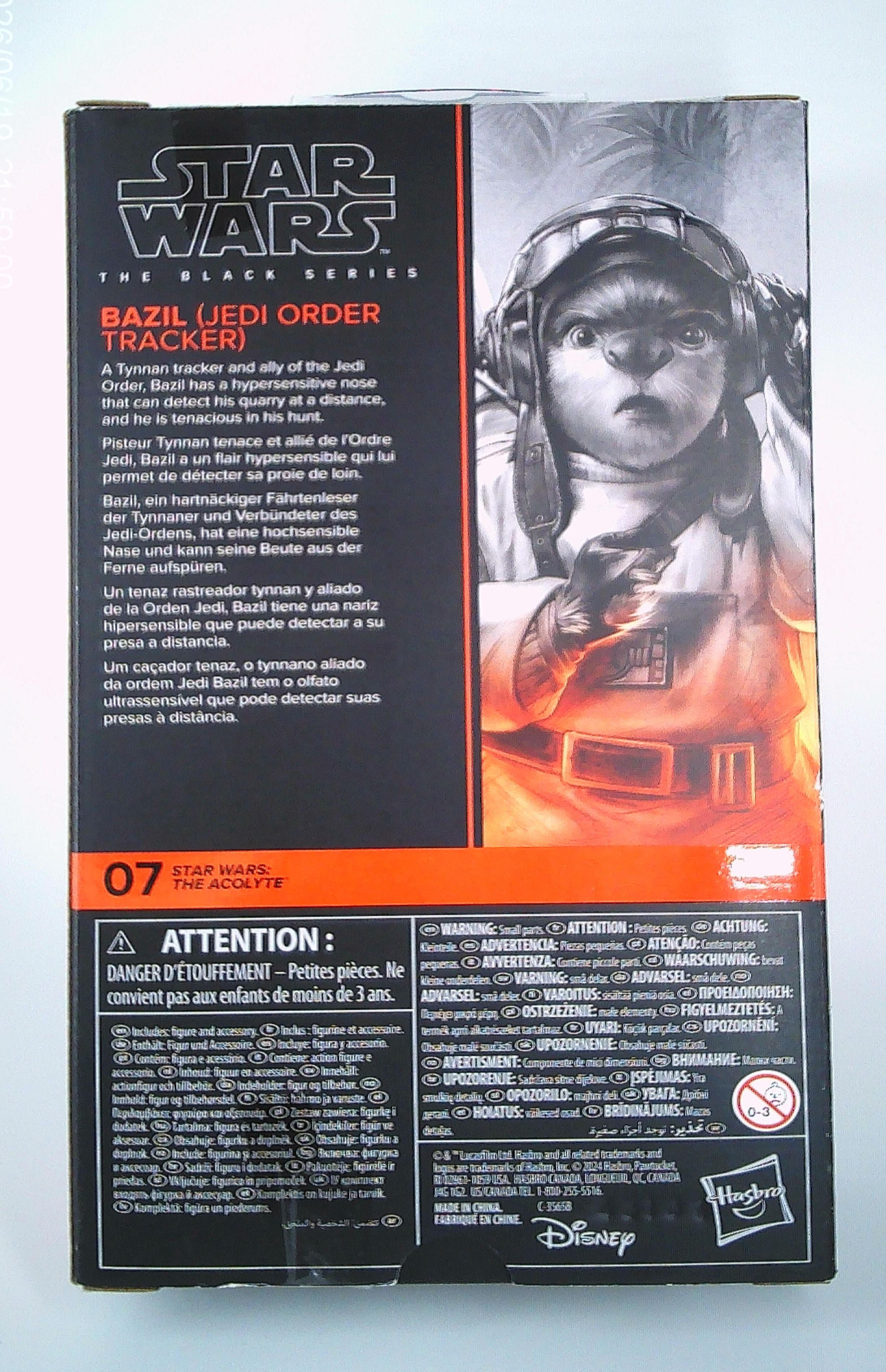 Star Wars Black series Bazil (The Acolyte)