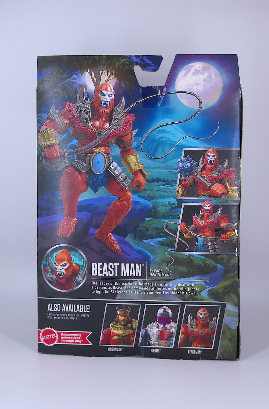 Beast Man "New Eternia" Masters of the Universe 7" figure Mattel