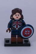 Custom Captain Carter 2" mini-figure (brick building) Marvel