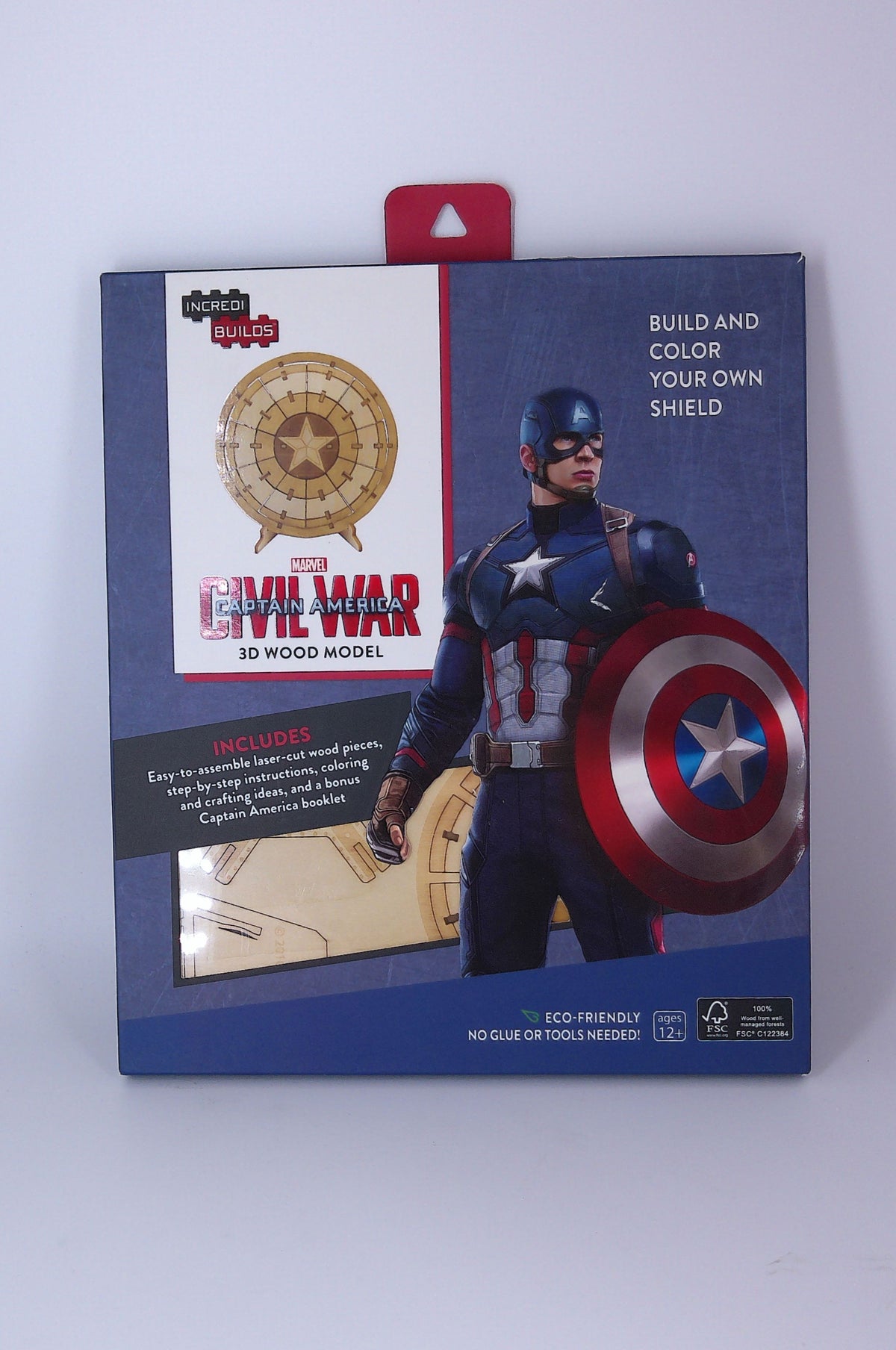 Captain America Shield 3D wood model kit 2018