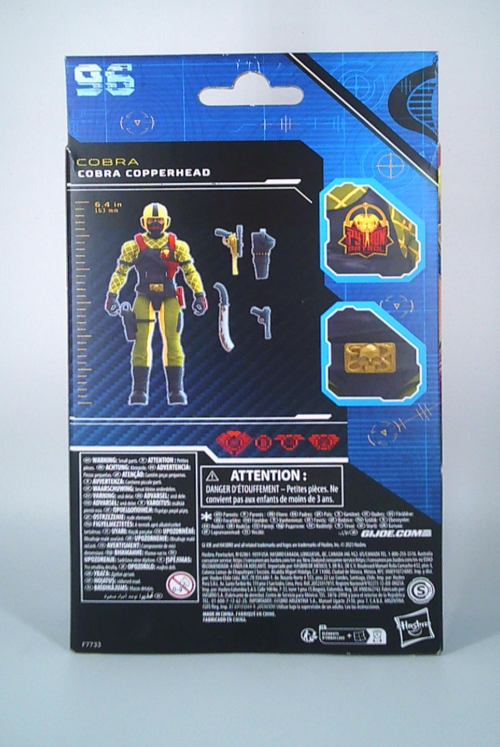 Copperhead "Python Patrol" 7" G.I.Joe classified figure hasbro