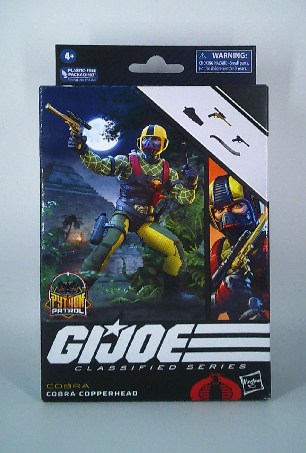 Copperhead "Python Patrol" 7" G.I.Joe classified figure hasbro