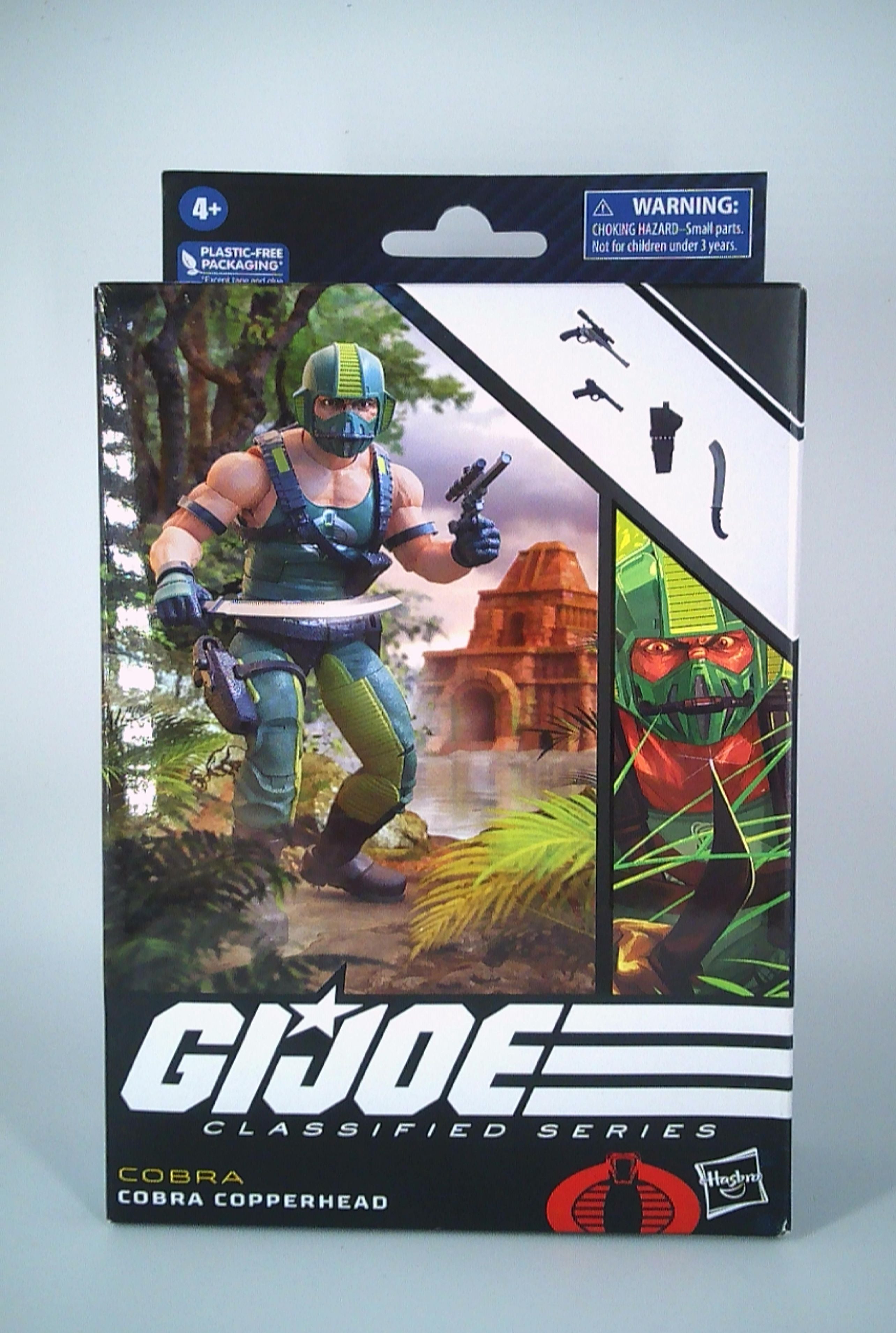 Copperhead 7" G.I.Joe classified "Cobra" figure hasbro