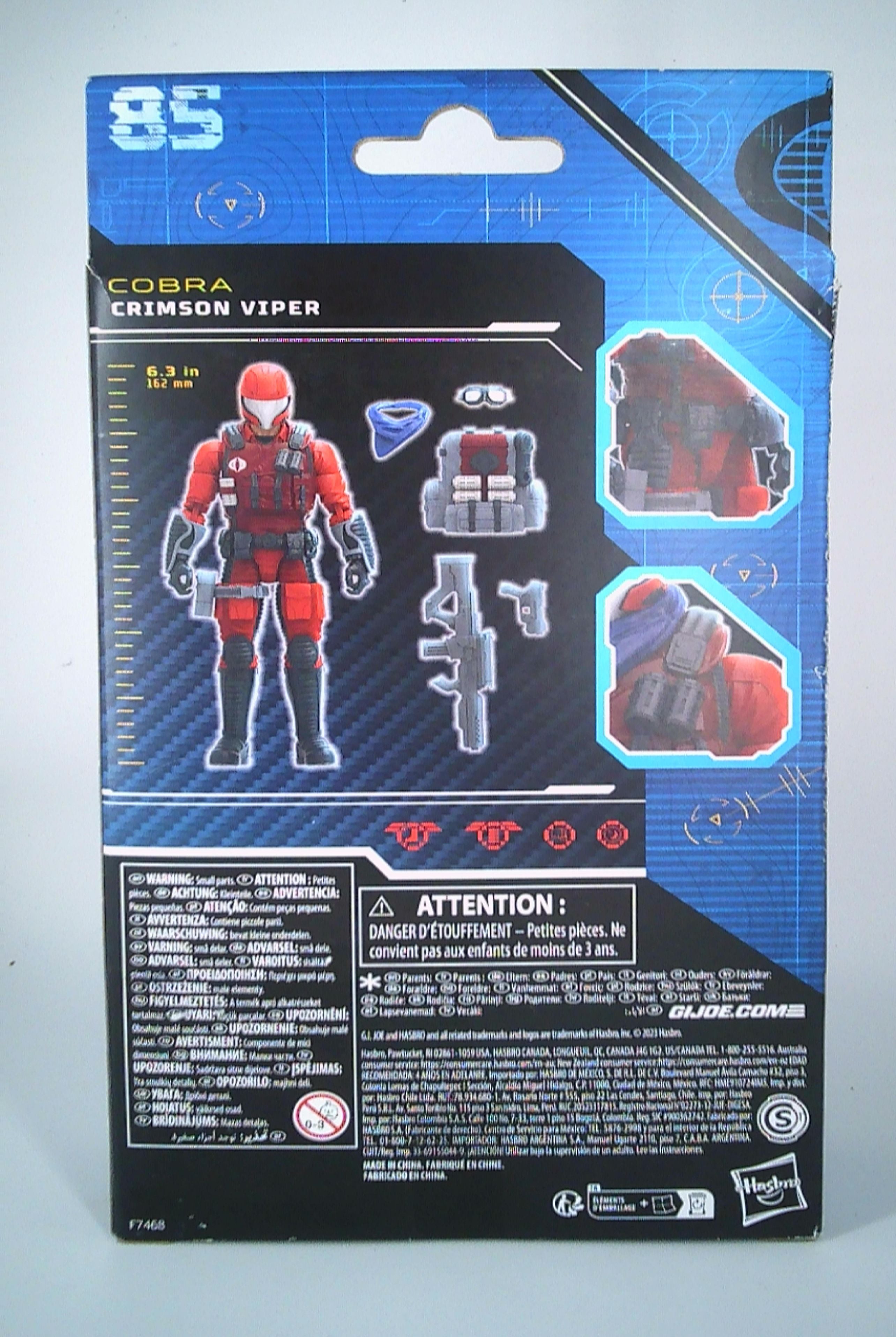 Crimson Viper 7" Classified figure Hasbro