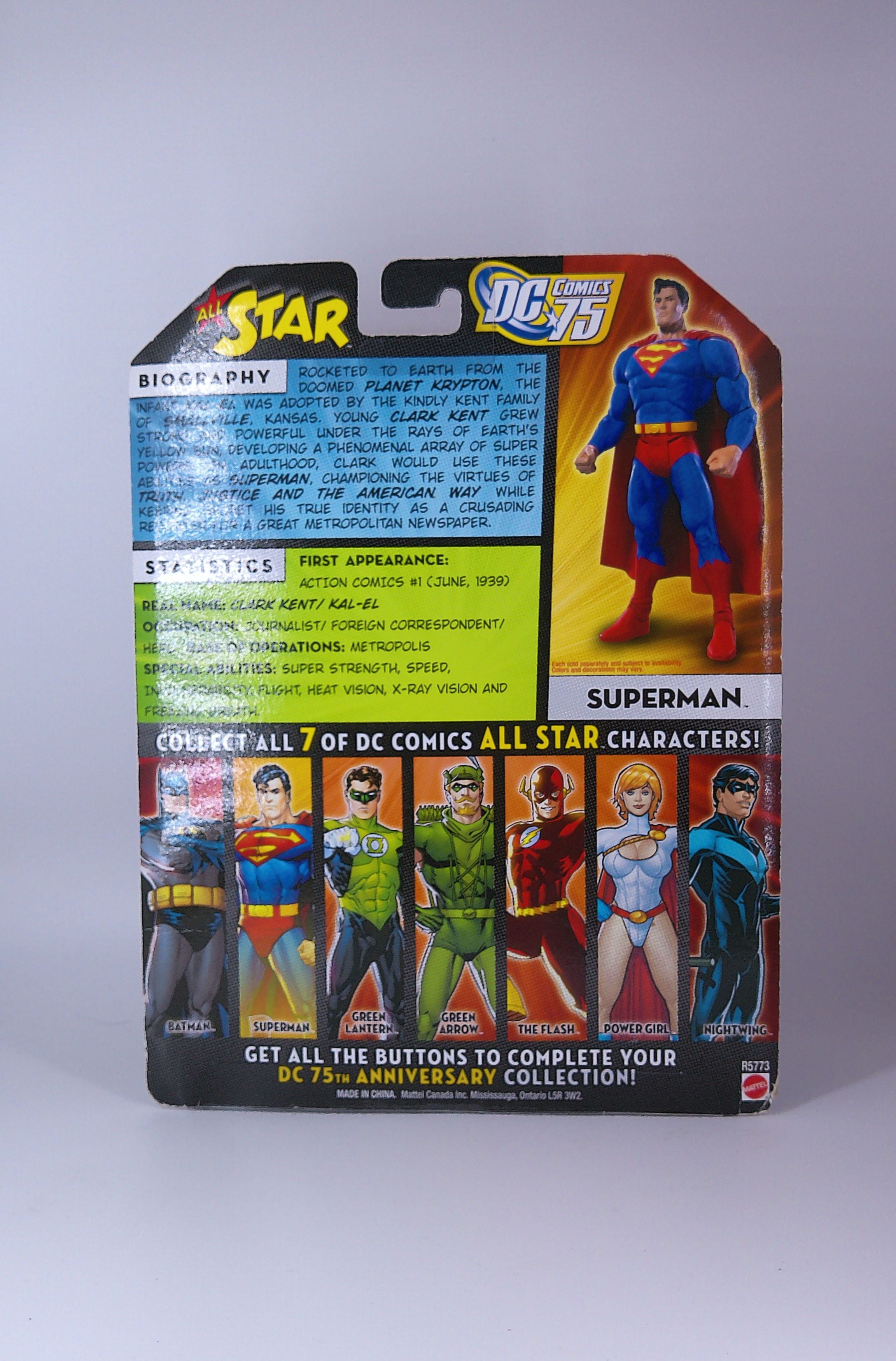 Superman "DC Universe" 6" figure Mattel 2010