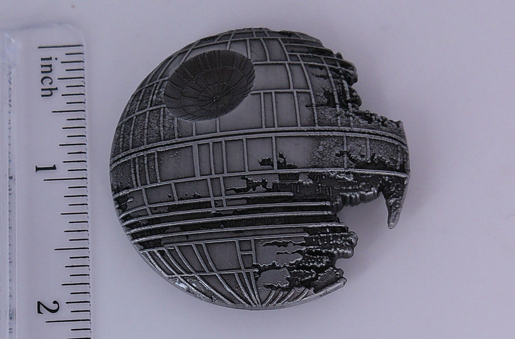Metal Death star Paper Weight