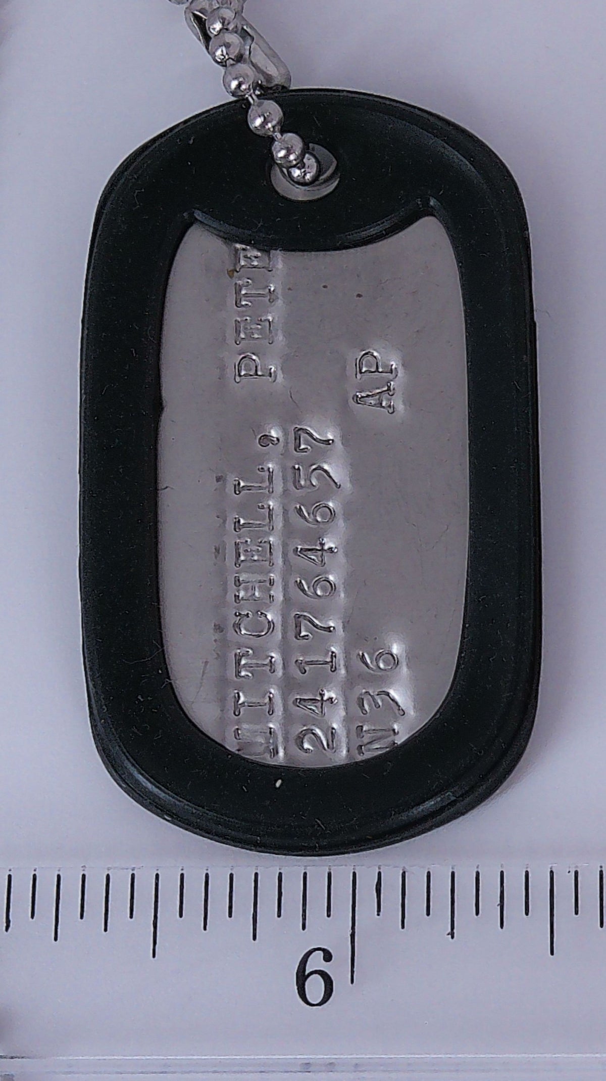Top Gun "Pete Mitchell" 1/1 prop dog tags Maverick
