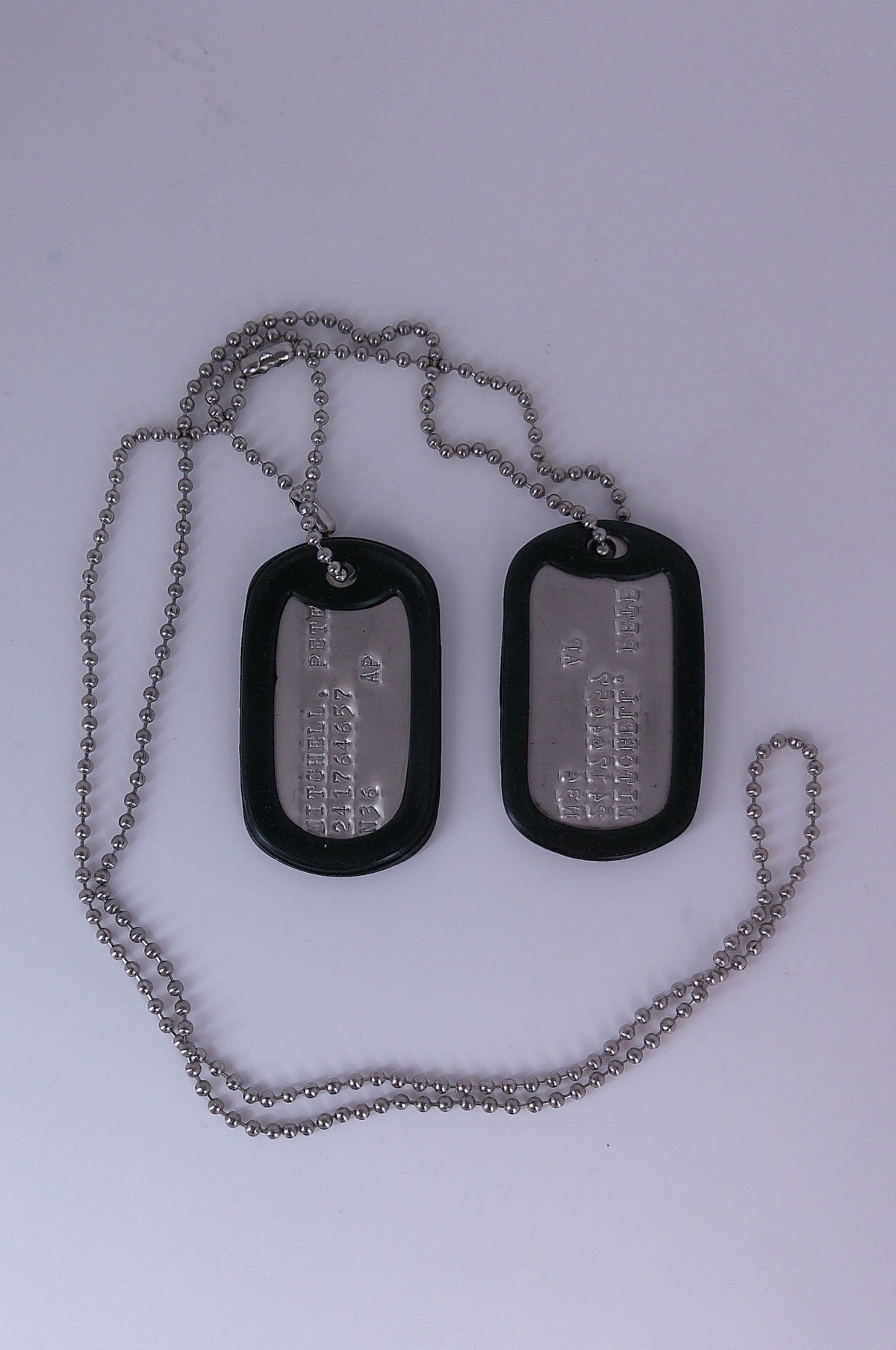 Top Gun "Pete Mitchell" 1/1 prop dog tags Maverick