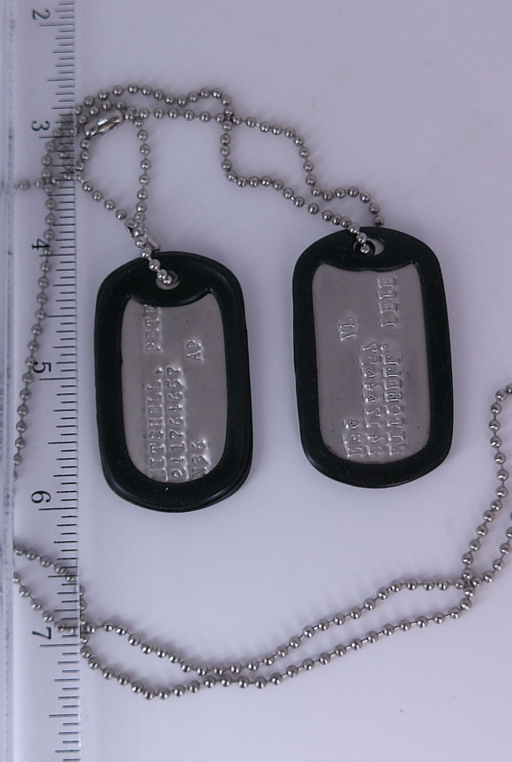 Top Gun "Pete Mitchell" 1/1 prop dog tags Maverick