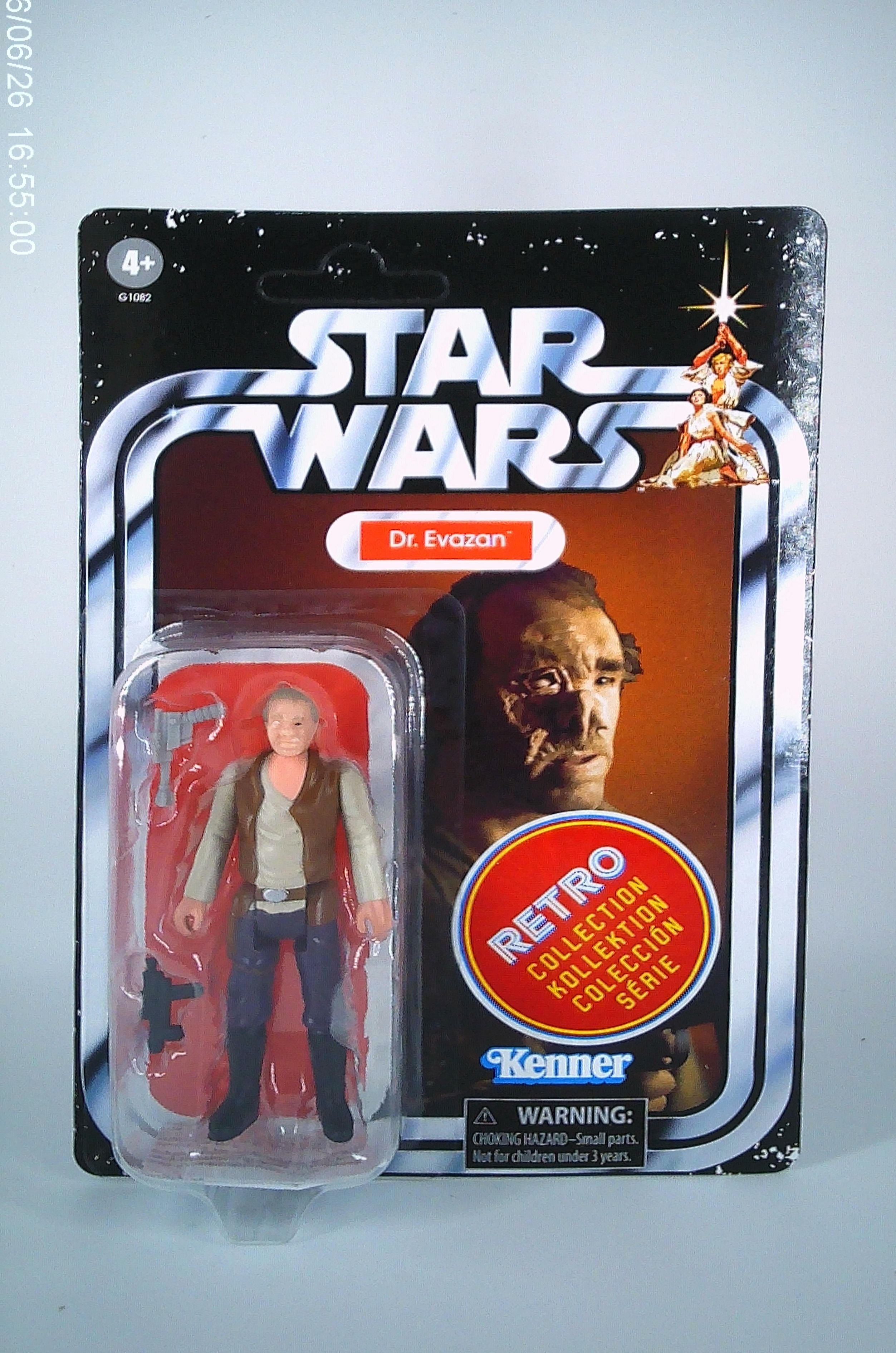 Star Wars 3.75 Retro Carded Collection- Dr. Evazan (Tatooine)