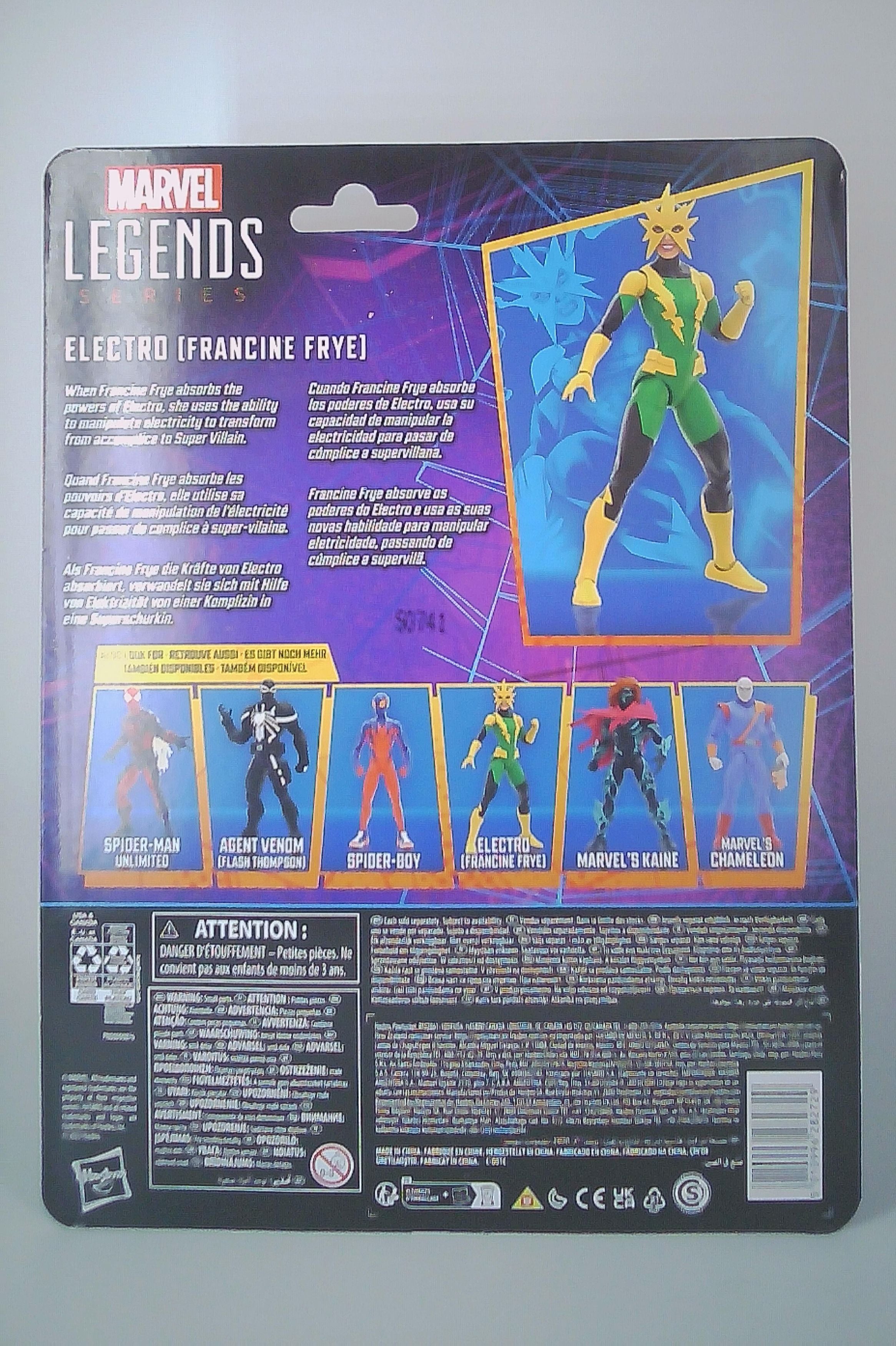 Electro (Francine Frye) Marvel legends 7" figure Hasbro 2025