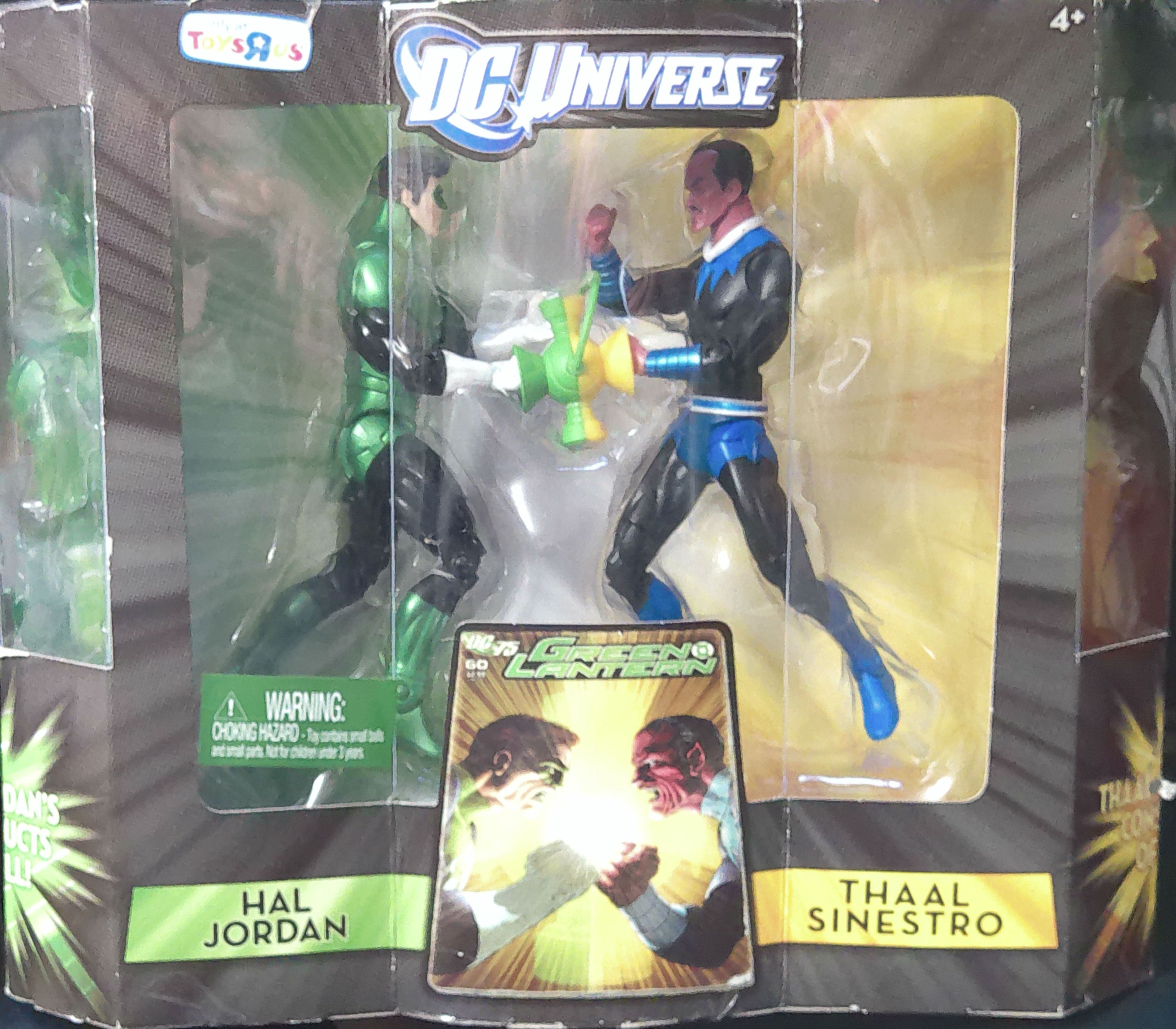 Hal Jordan vs Sinestro (Dc Universe" 6 inch figures Mattel 2011