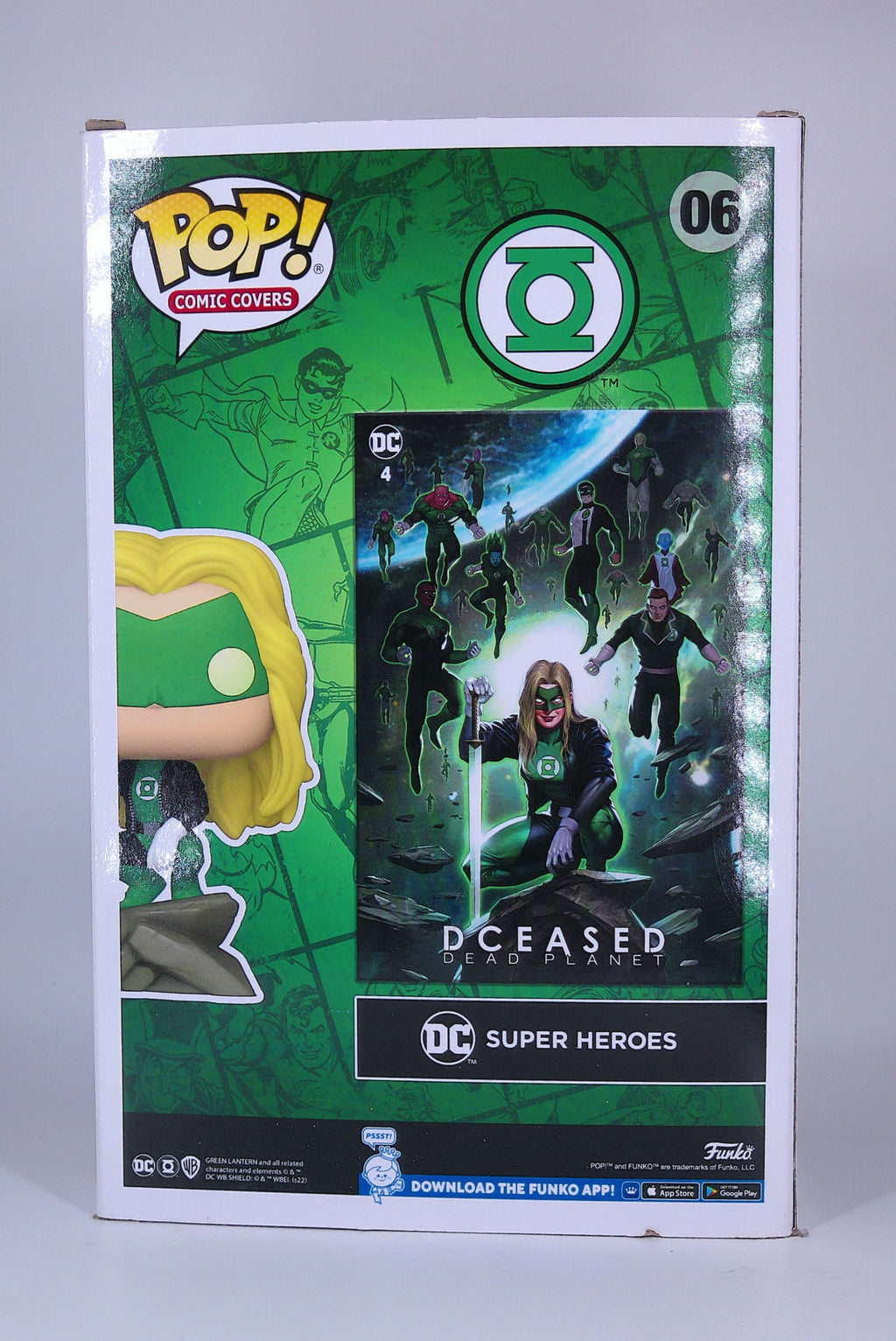 Grenn lantern Funko Comic recreations "Deceased Dead Planet #4" 2022
