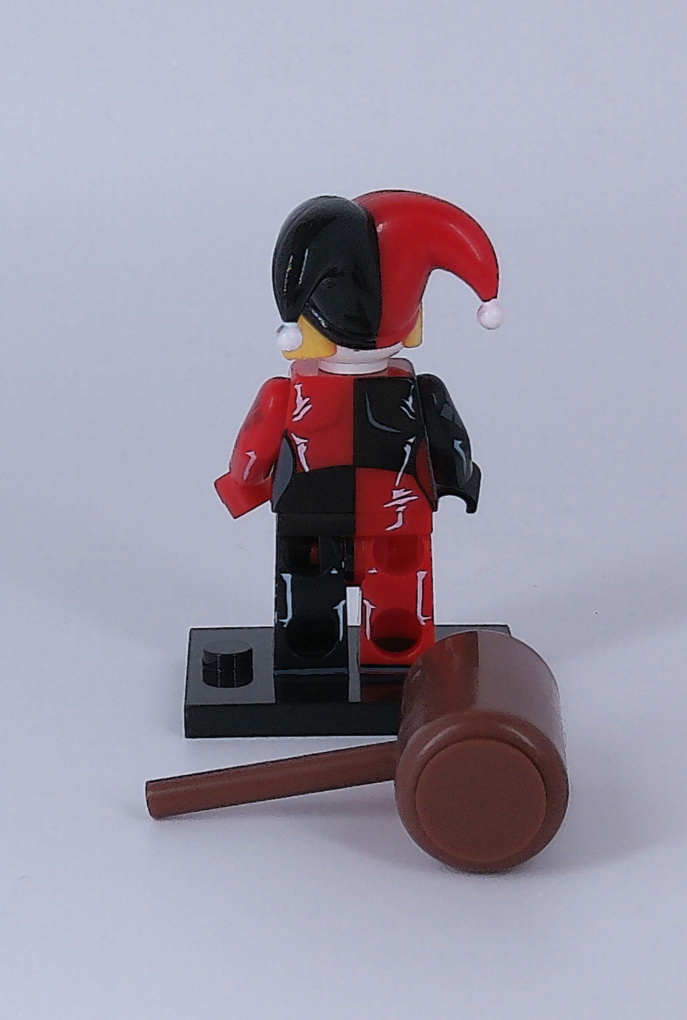 Custom Harley Quinn (Jester) 2" mini figure (Brick building) Dc comics