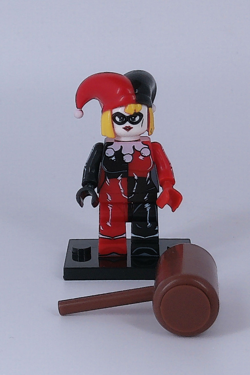 Custom Harley Quinn (Jester) 2" mini figure (Brick building) Dc comics