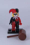 Custom Harley Quinn (Jester) 2" mini figure (Brick building) Dc comics