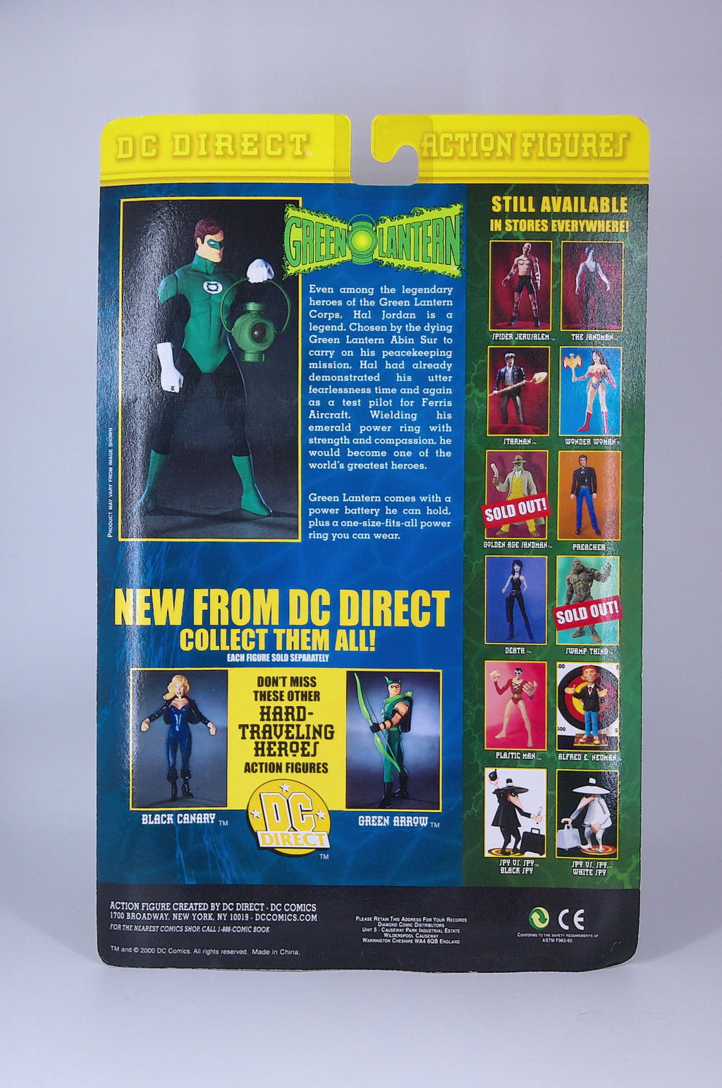 Hal Jordan Green Lantern "Hard Traveling Heroes" 2000 DC Direct