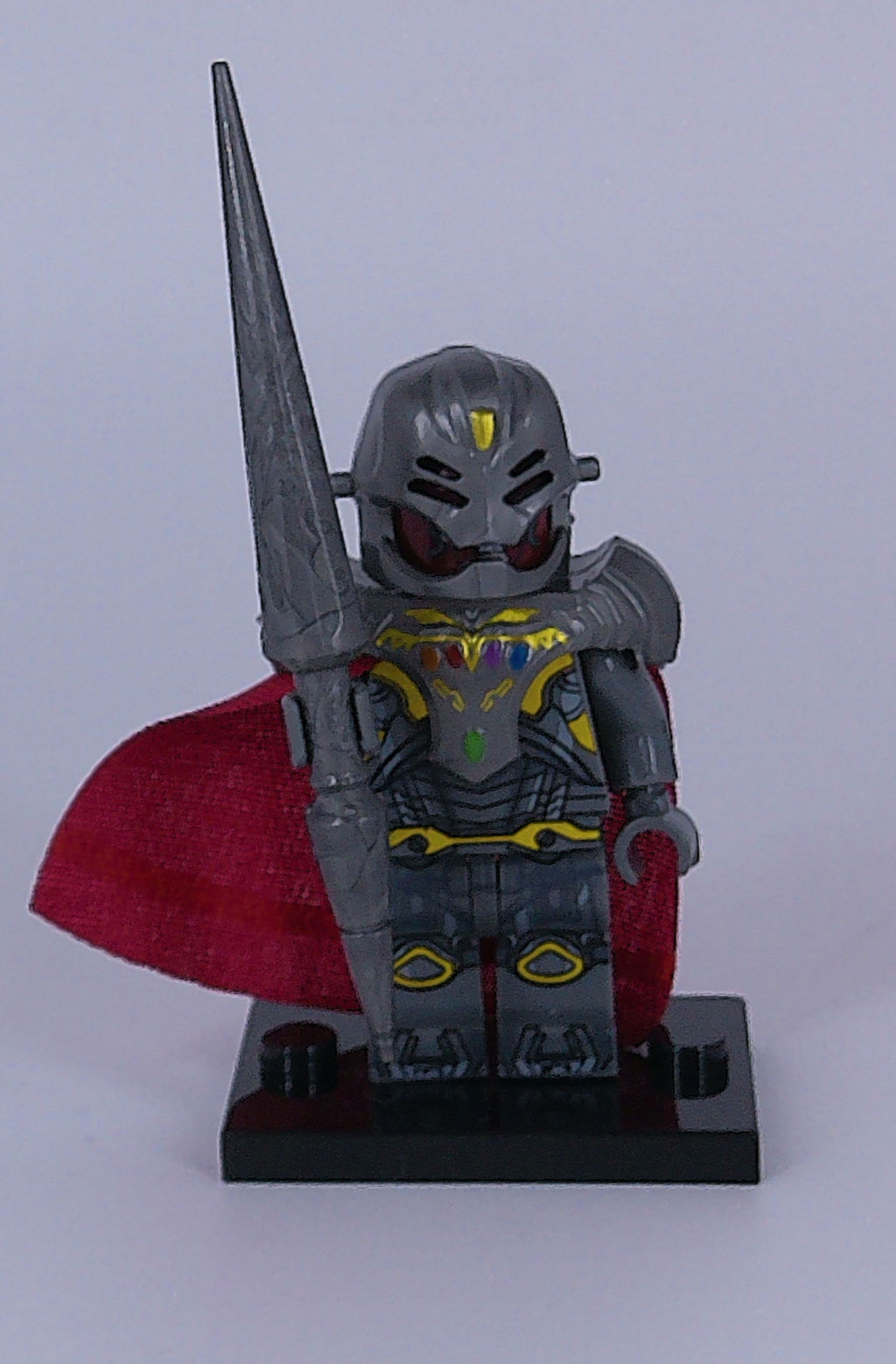 Custom Infinity Stone Ultron 2" Mini-figure (Brick building) Marvel