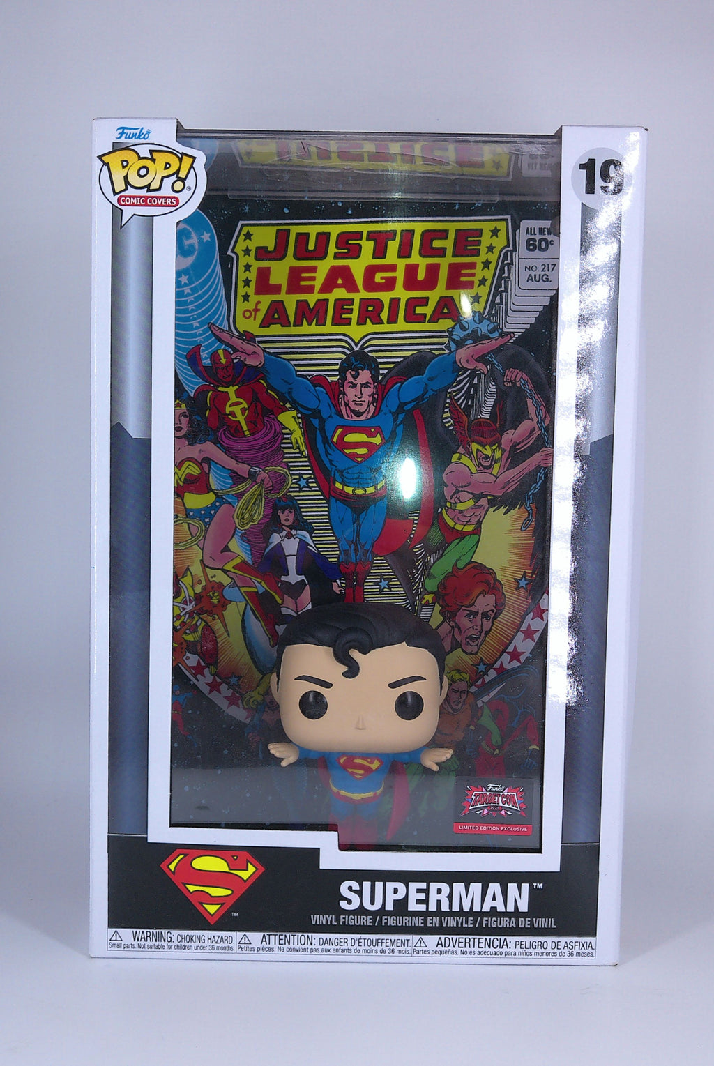 Superman Funko "Comic Recreations" 2024 (Justice League 217)