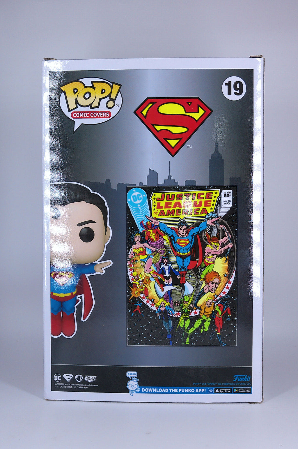 Superman Funko "Comic Recreations" 2024 (Justice League 217)