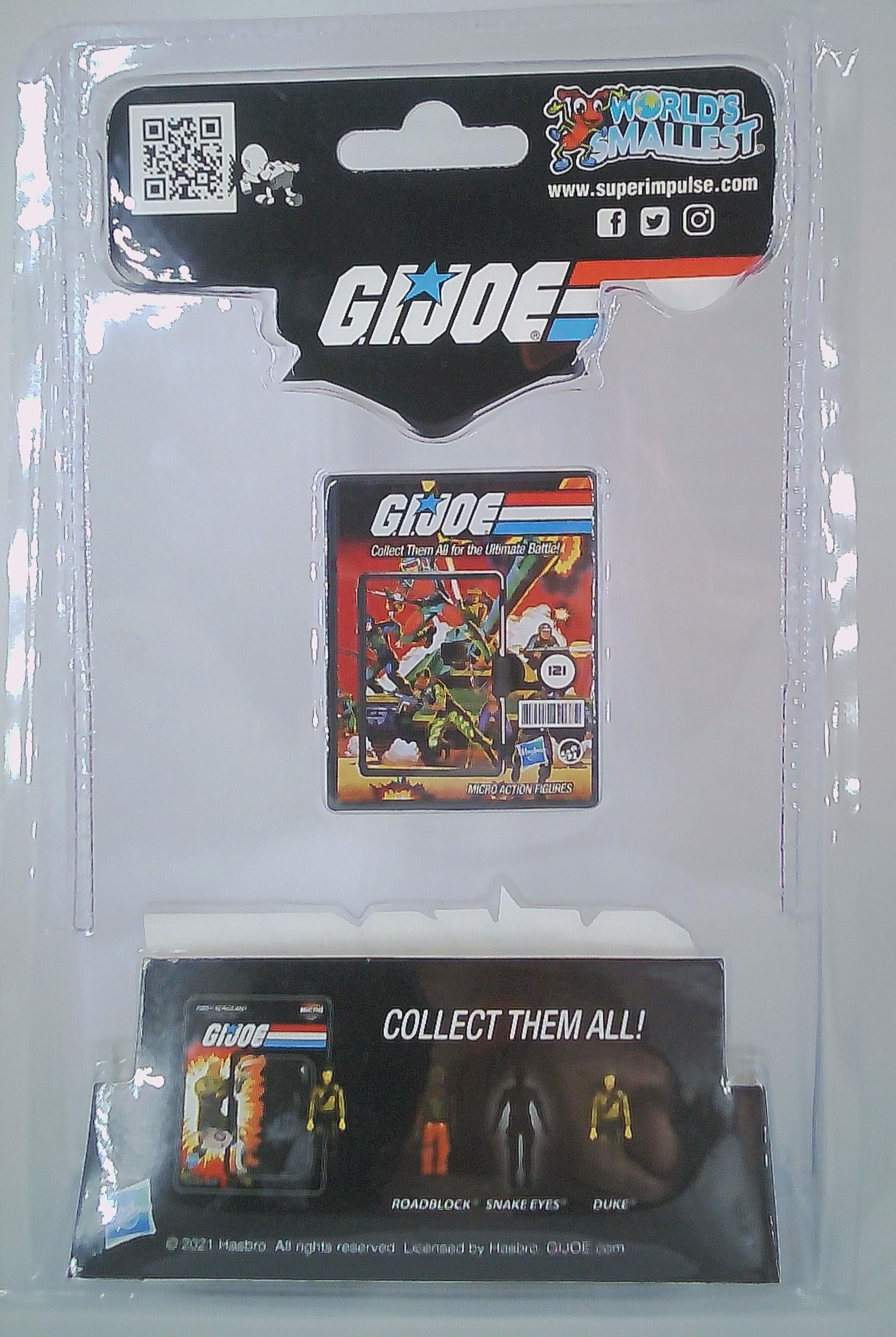 G.i.joe Duke action Micro Figure "Worlds smallest" Hasbro 2021
