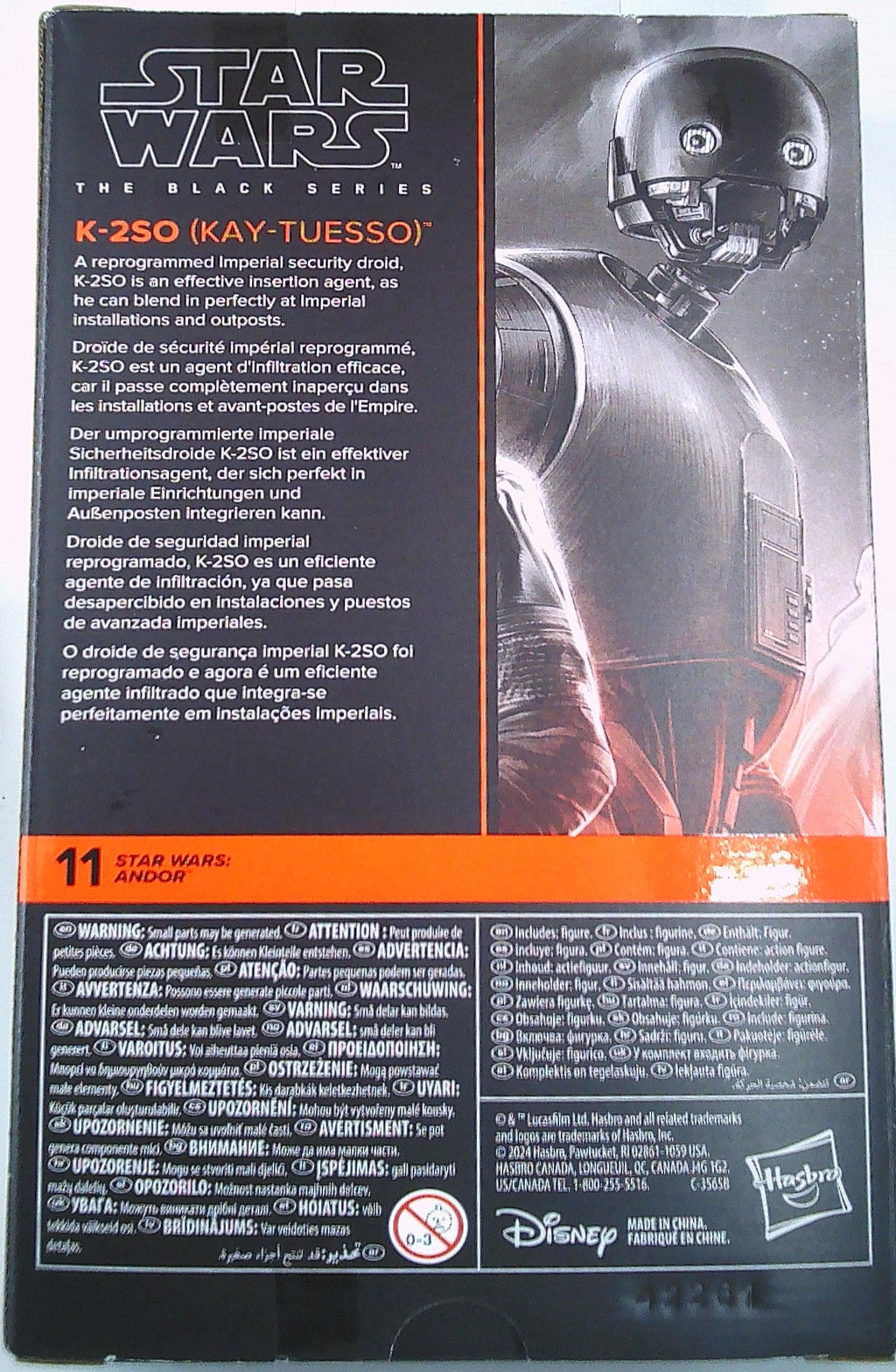 Star Wars Black series K-2SO (Andor series)