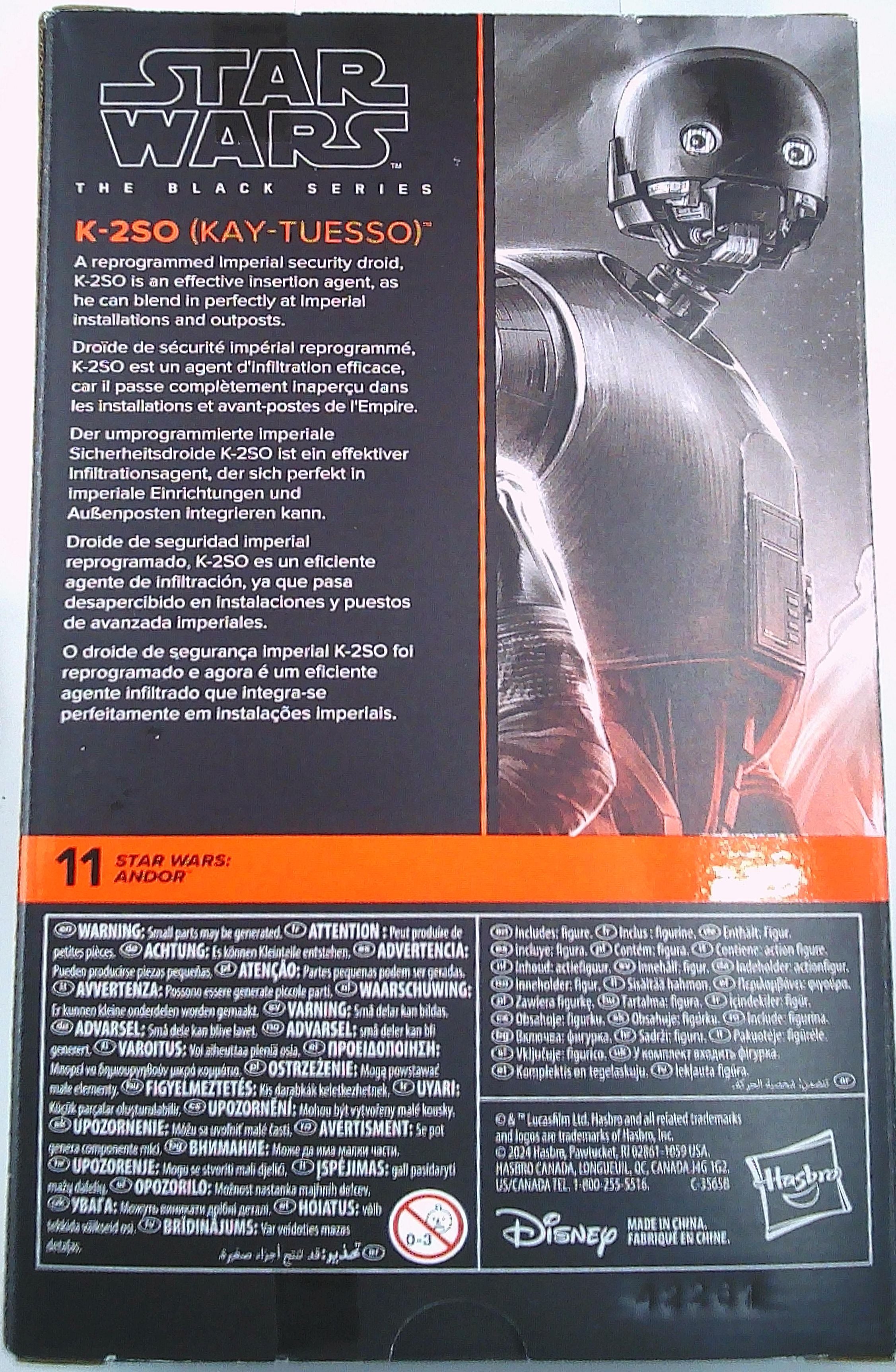 Star Wars Black series K-2SO (Andor series)