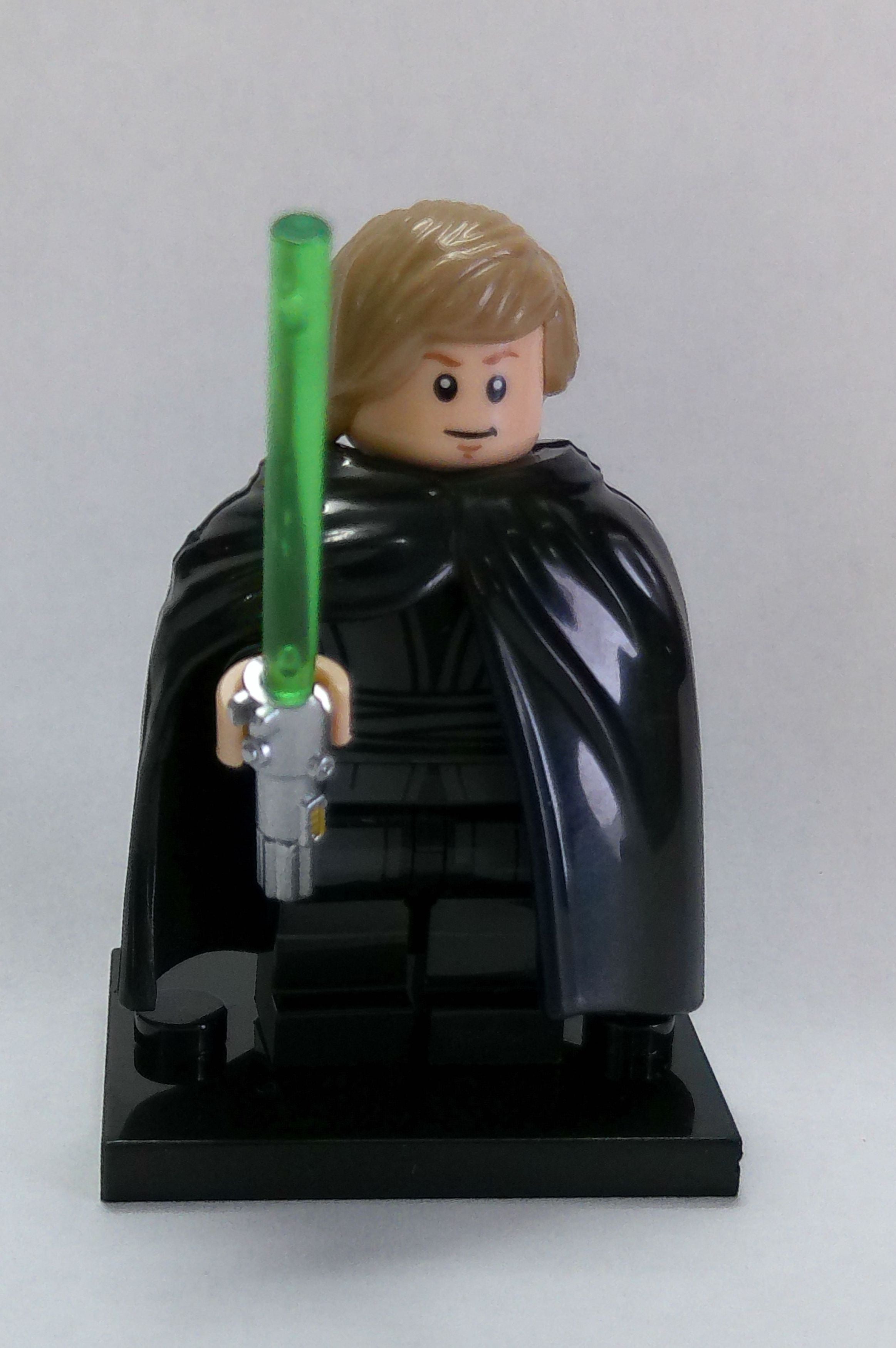 Custom Luke Skywalker "Return of the Jedi" 2" figure (brick building)