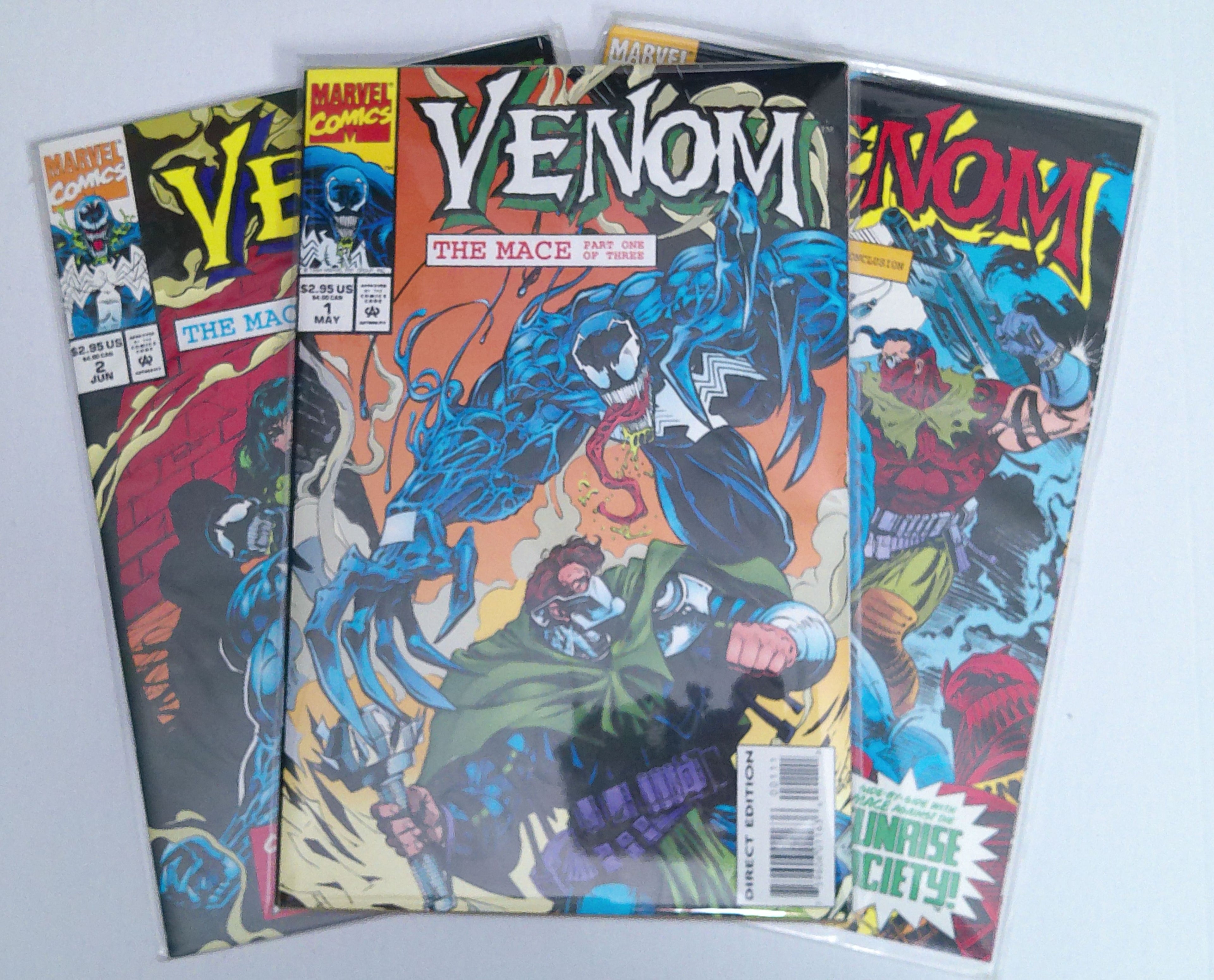 Venom "The Mace) issues 1-3 (complete story) May 1994