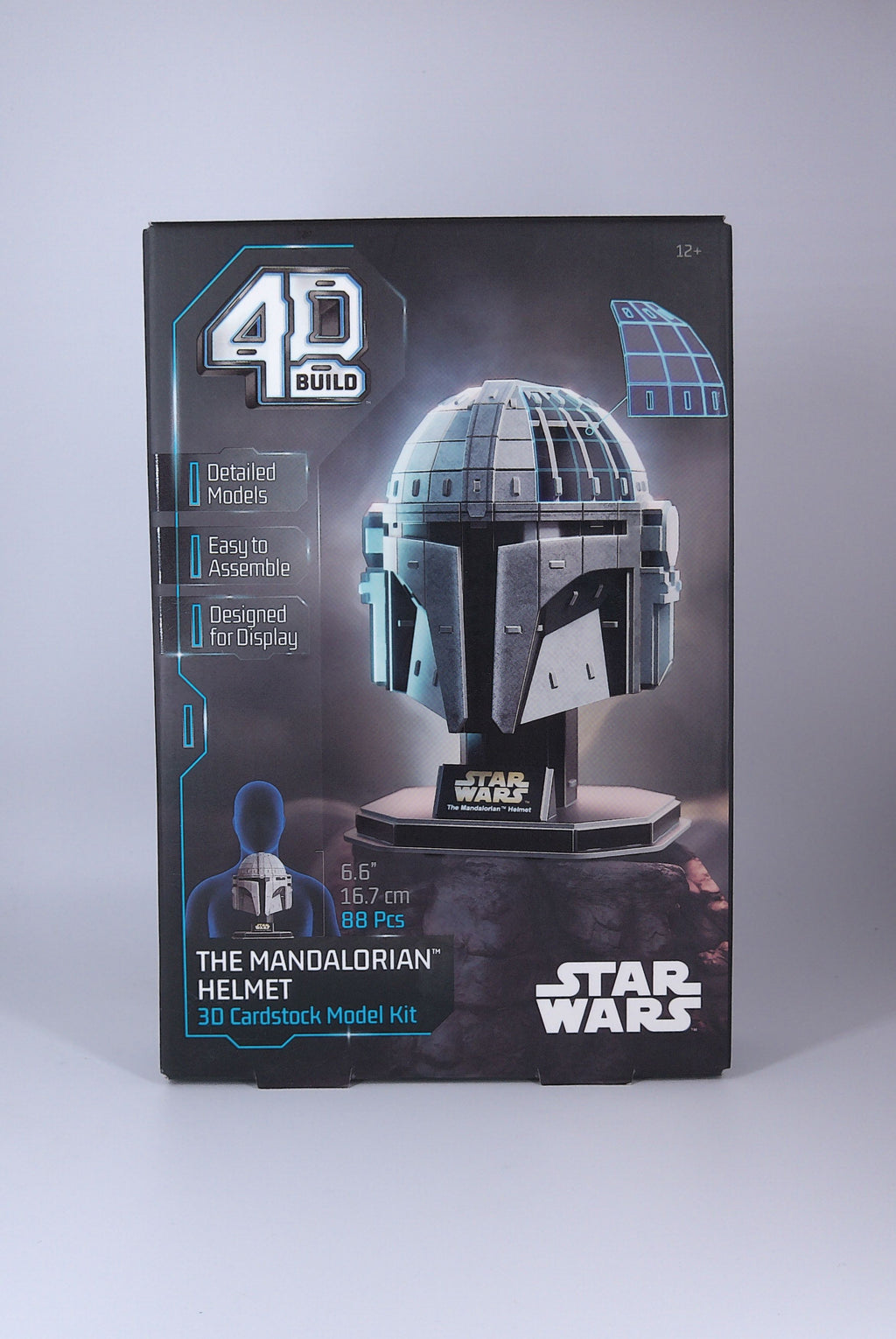 The Mandalorian Helmet 88 piece 3D model kit 2024