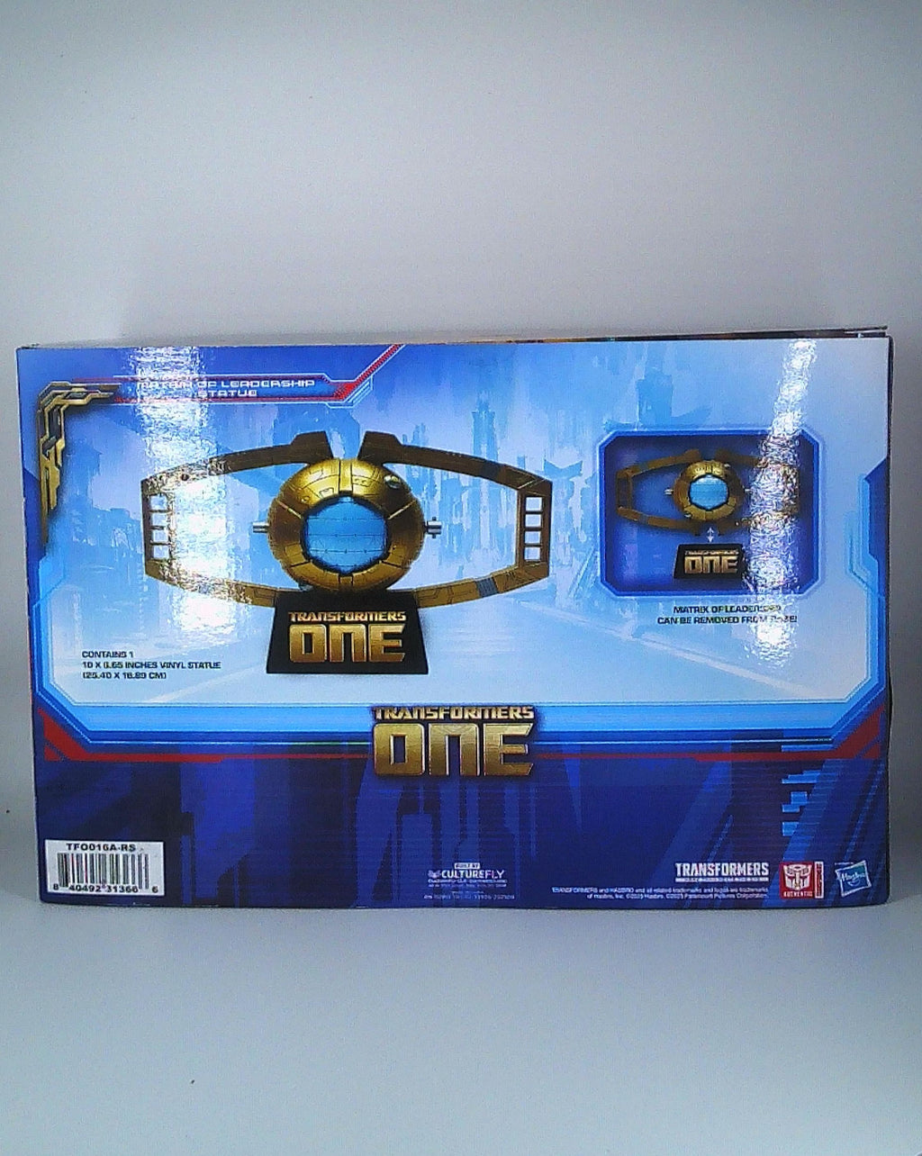 Transformers One Matrix of Leadership 12" vinyl statue Culturefly