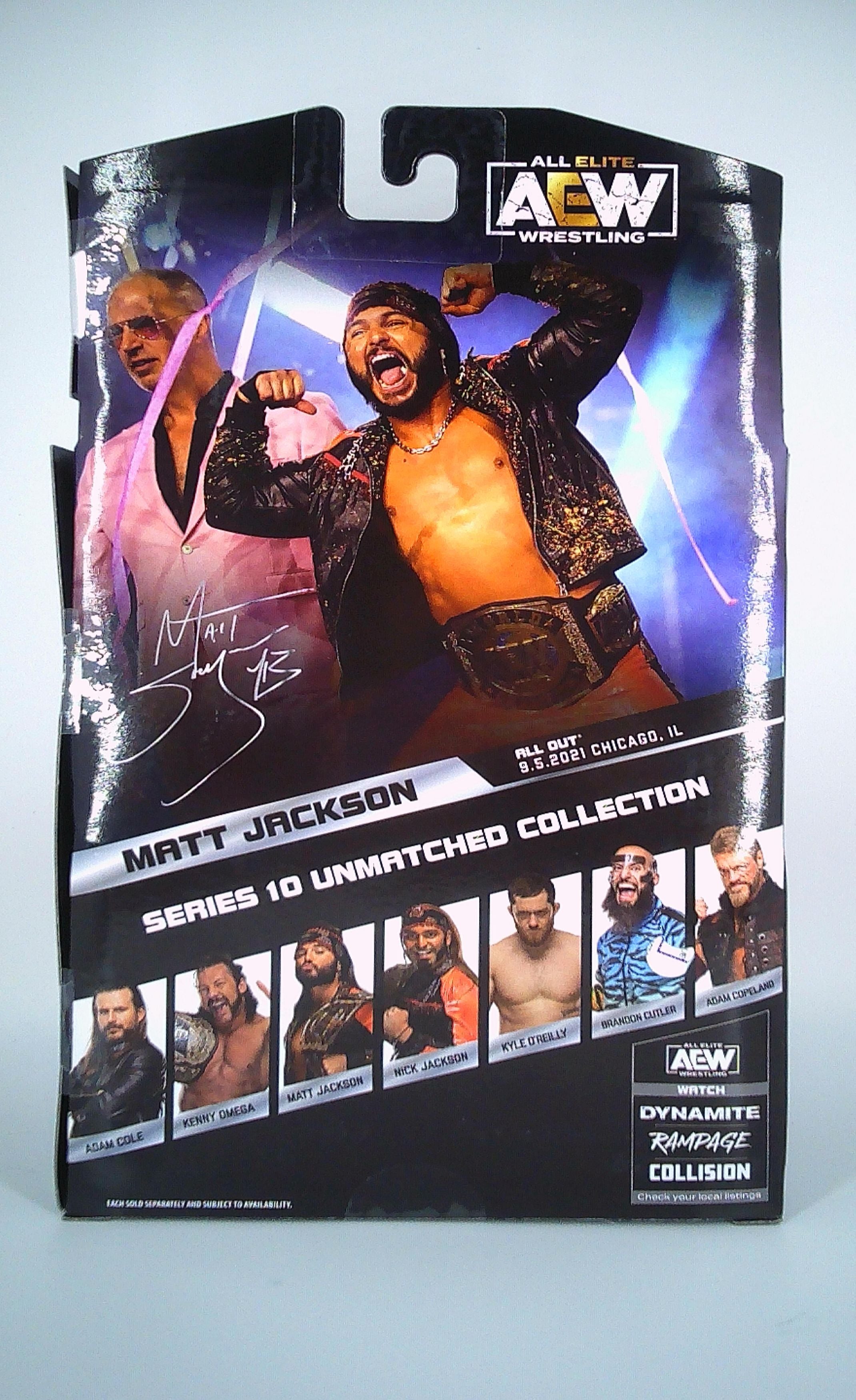 Matt Jackson AEW series 10 figure 7" Jazwares 2024
