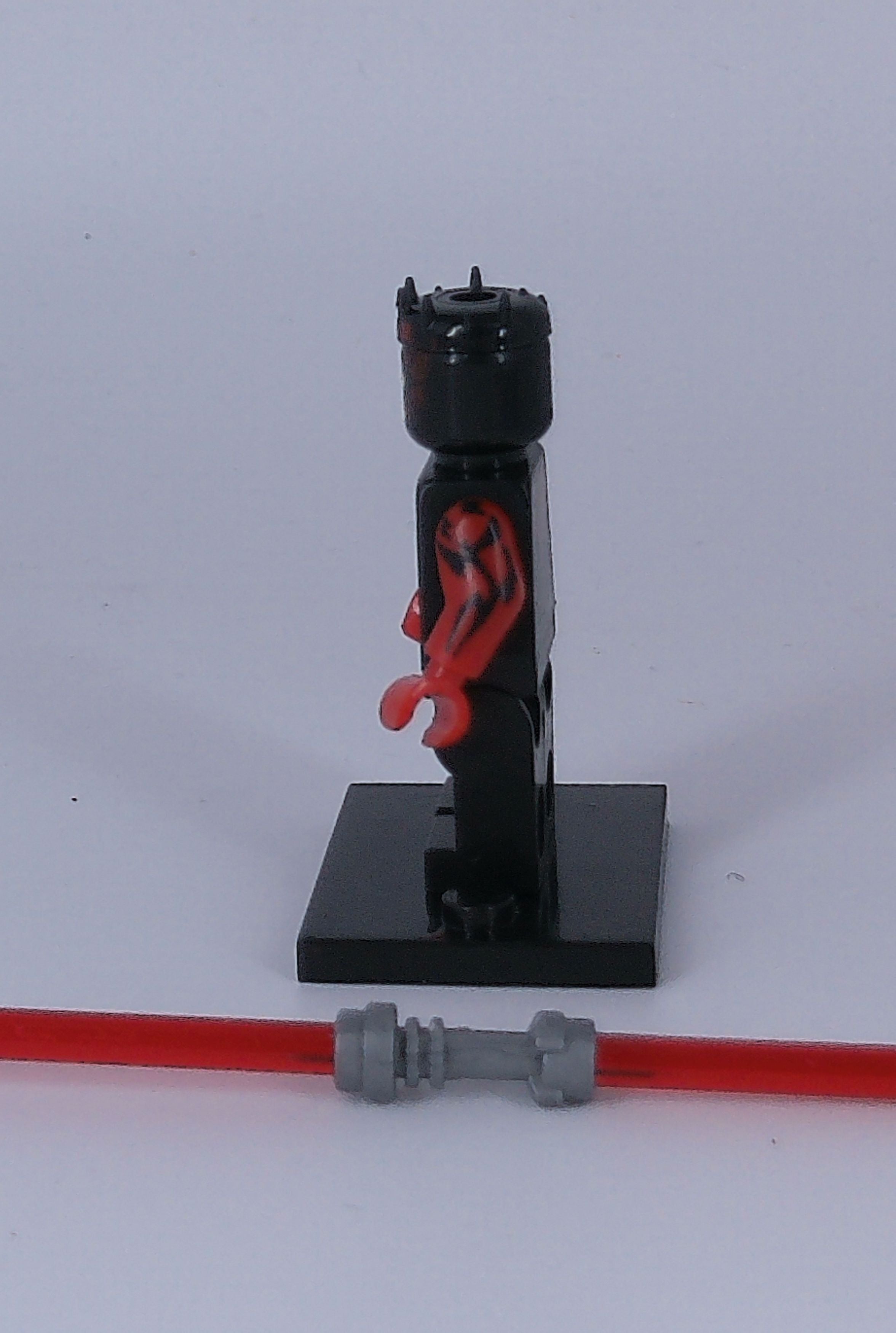 Custom Darth Maul 2" Mini figure (Brick building) Star Wars