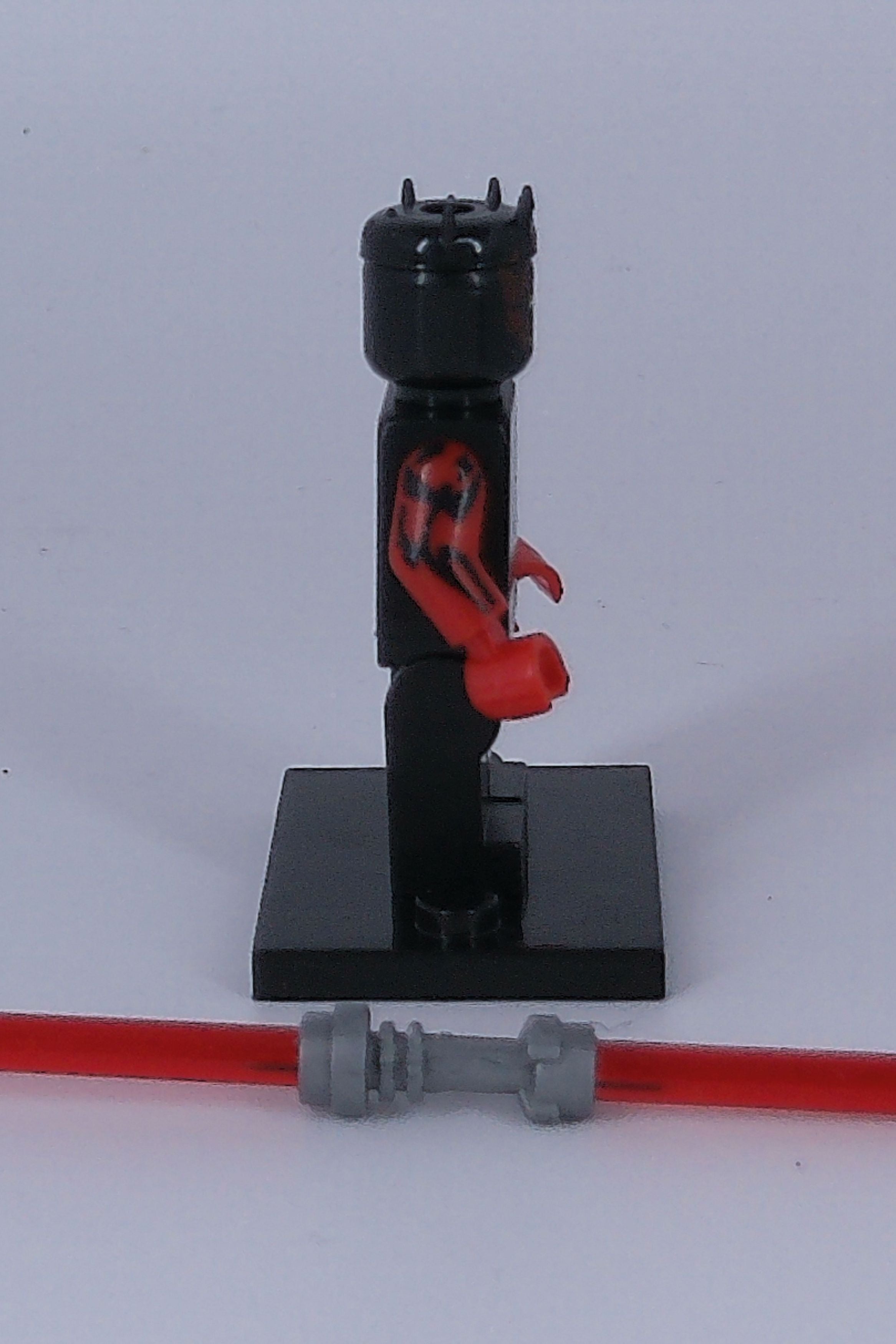Custom Darth Maul 2" Mini figure (Brick building) Star Wars