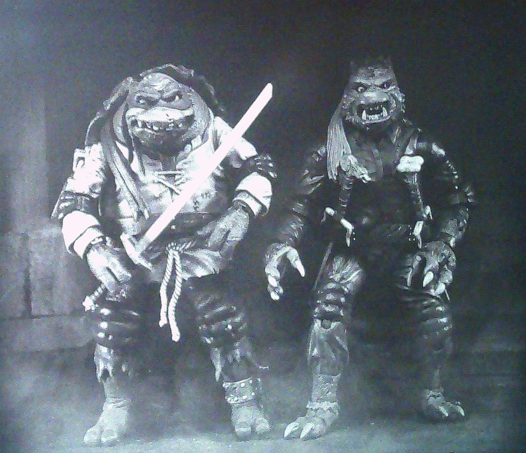 Leonardo  & Raphael as "The Hunchback and the Wolfman" 2 pack 7" figures NECA