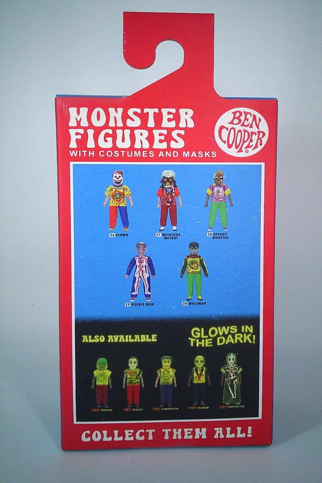 Neca Clown "Ben Cooper" figure costume and mask