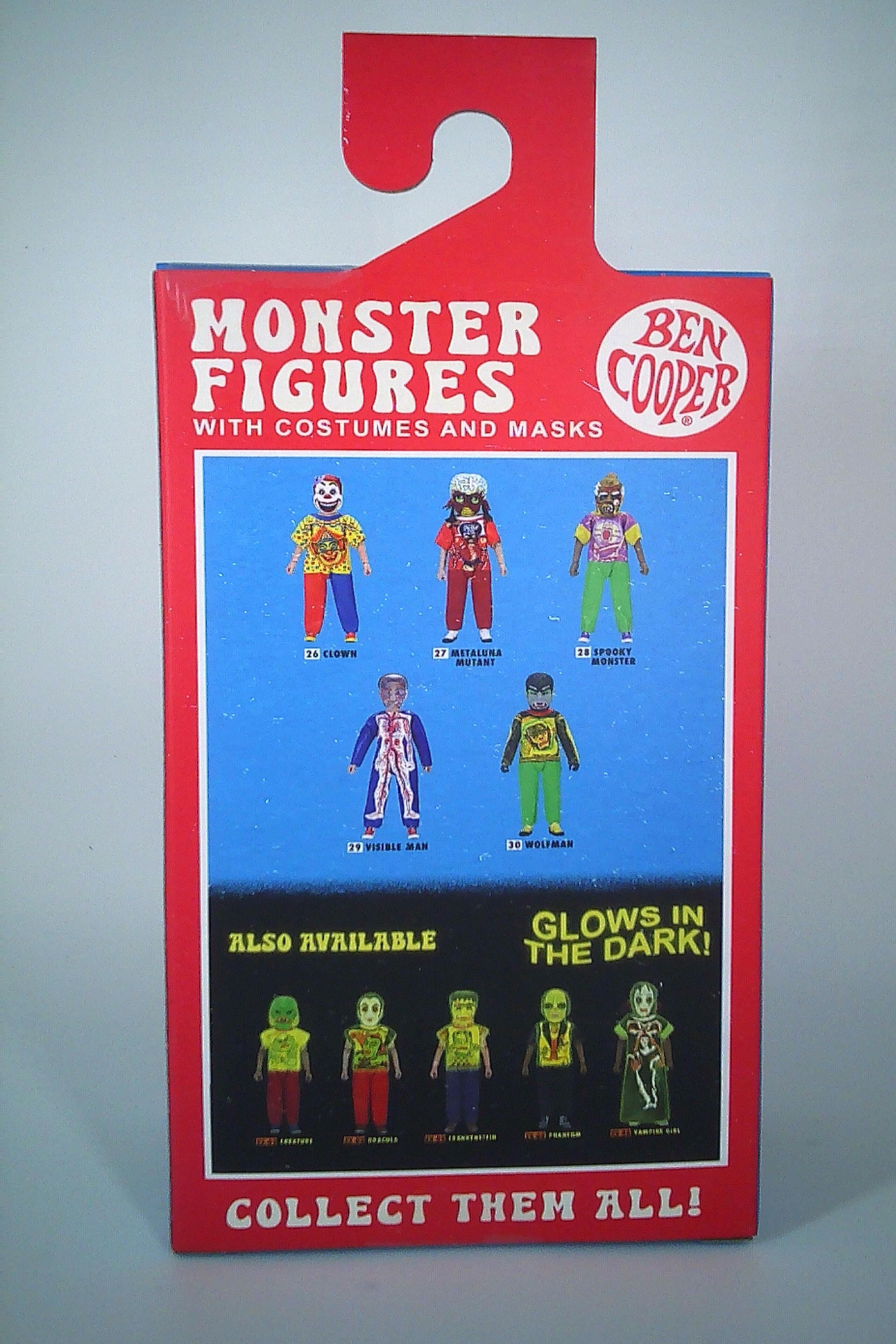 Neca Clown "Ben Cooper" figure costume and mask
