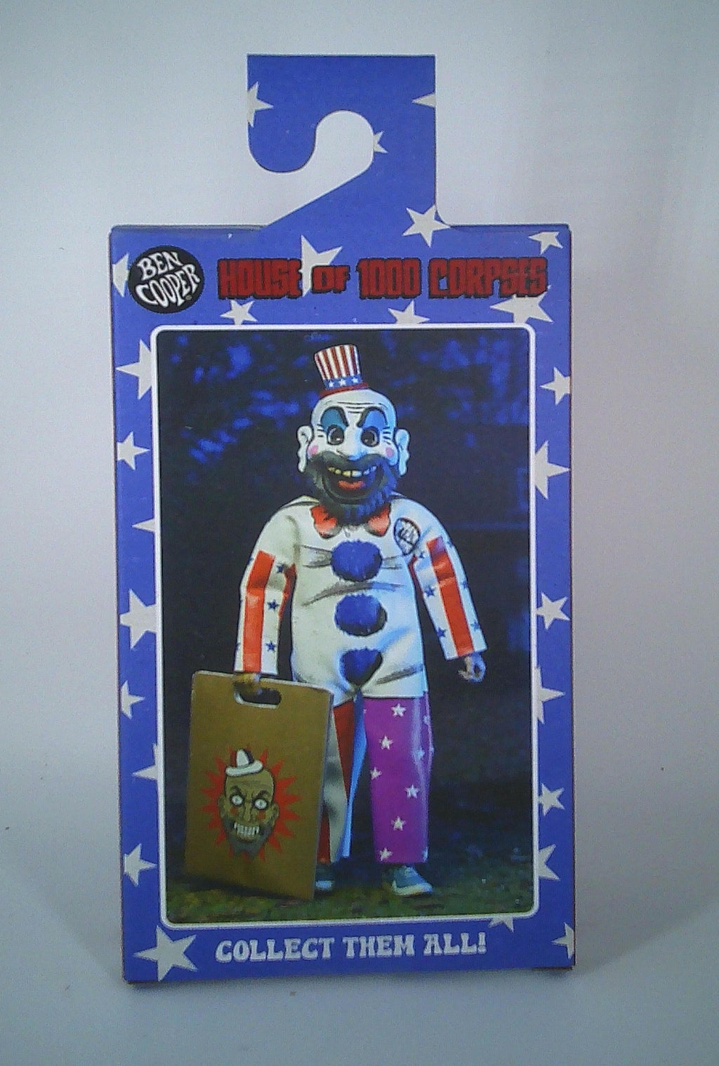 Neca Captain Spalding "Ben Cooper" figure costume and mask