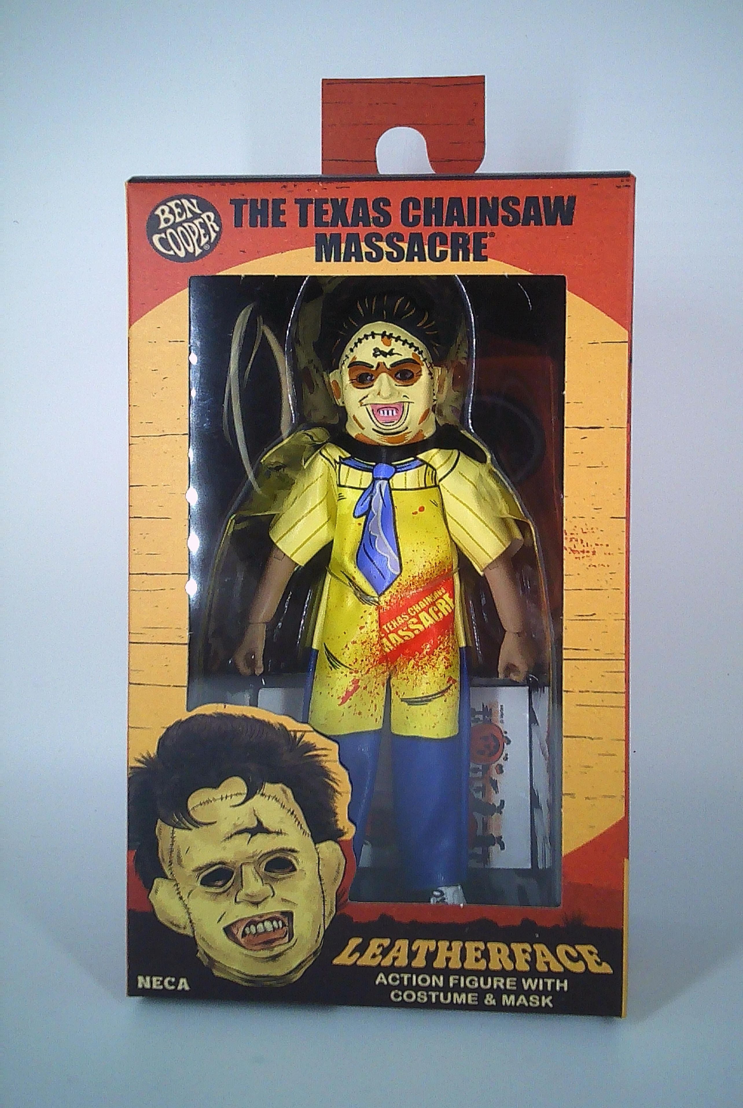 Neca Leatherface "Ben cooper" Figure costume and mask