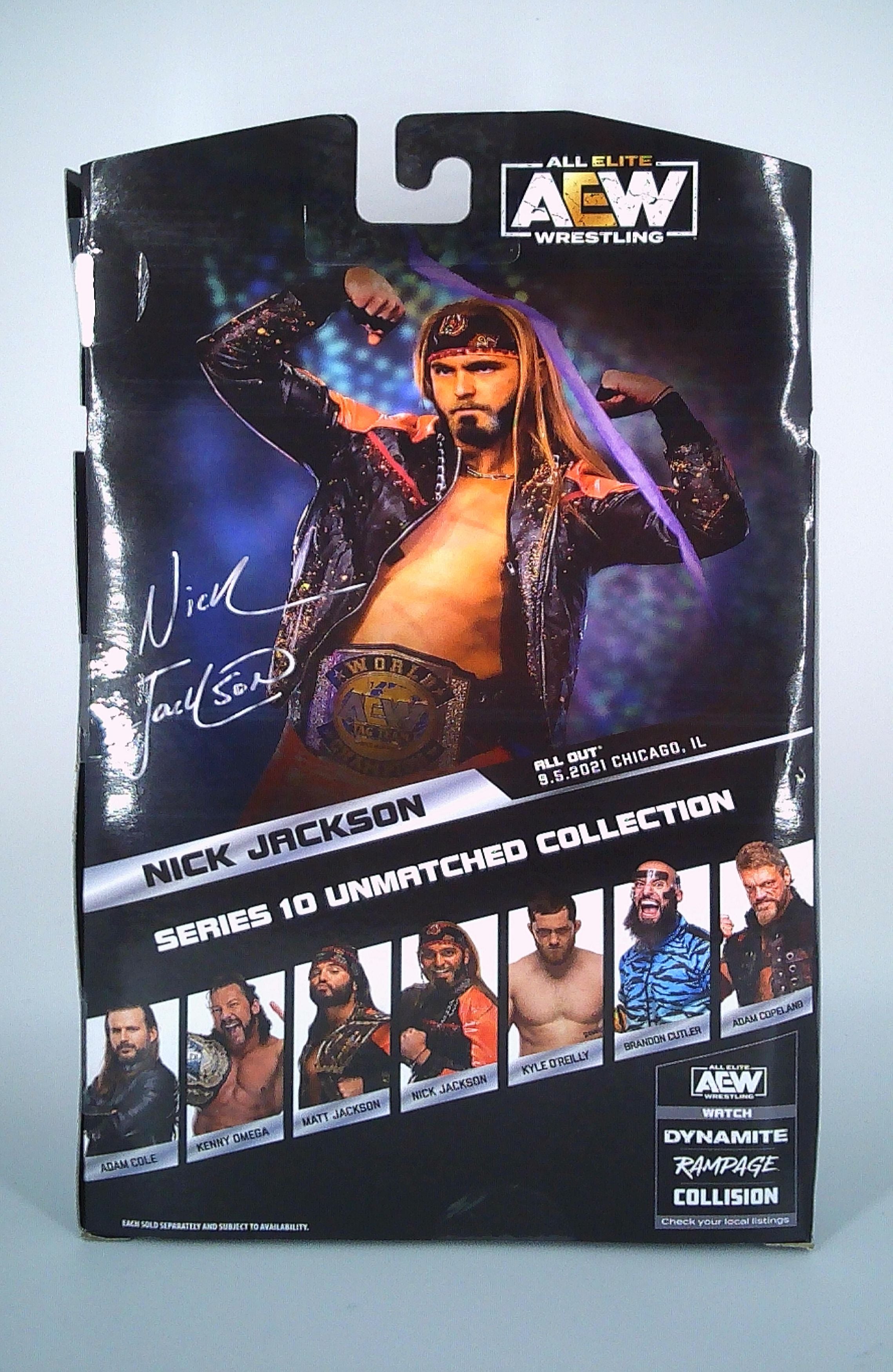 Nick Jackson AEW series 10 7" figure Jazwares 2024