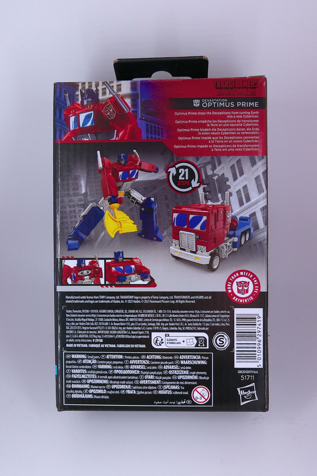 Optimus Prime "Devastation" studio series Transformers 2025