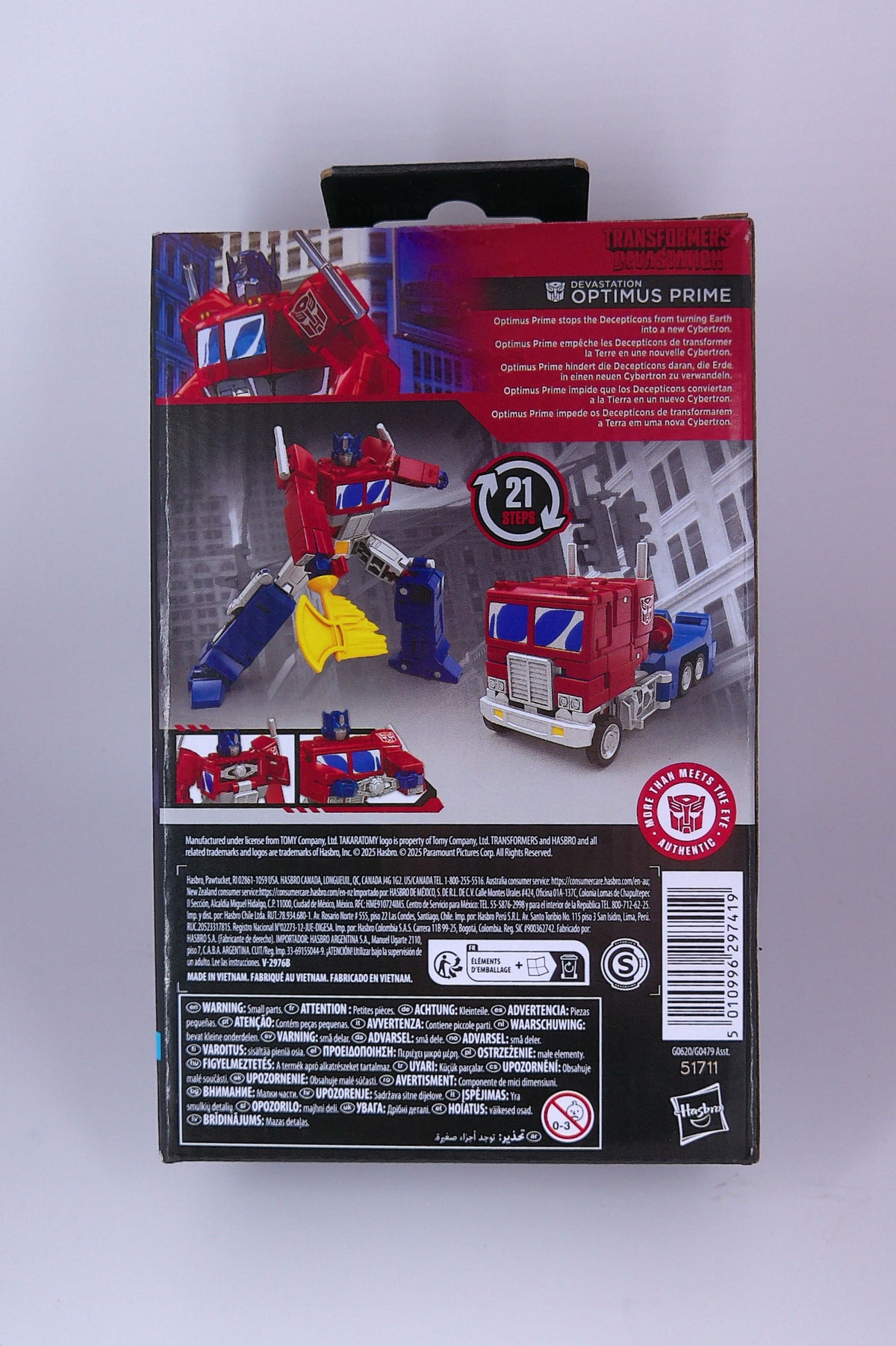 Optimus Prime "Devastation" studio series Transformers 2025
