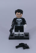 Custom Punisher 2 inch figure (Brick building) Marvel