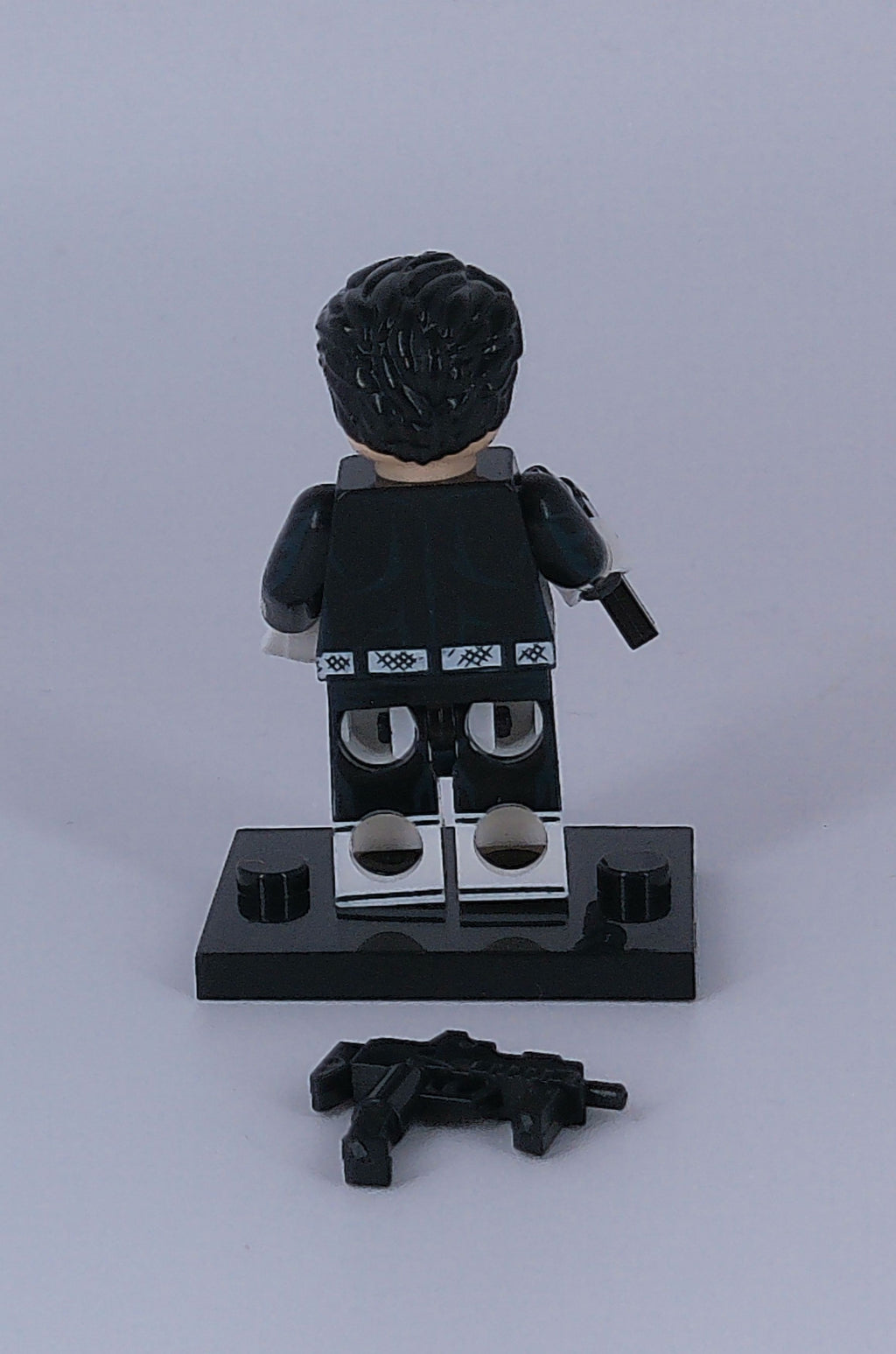 Custom Punisher 2 inch figure (Brick building) Marvel