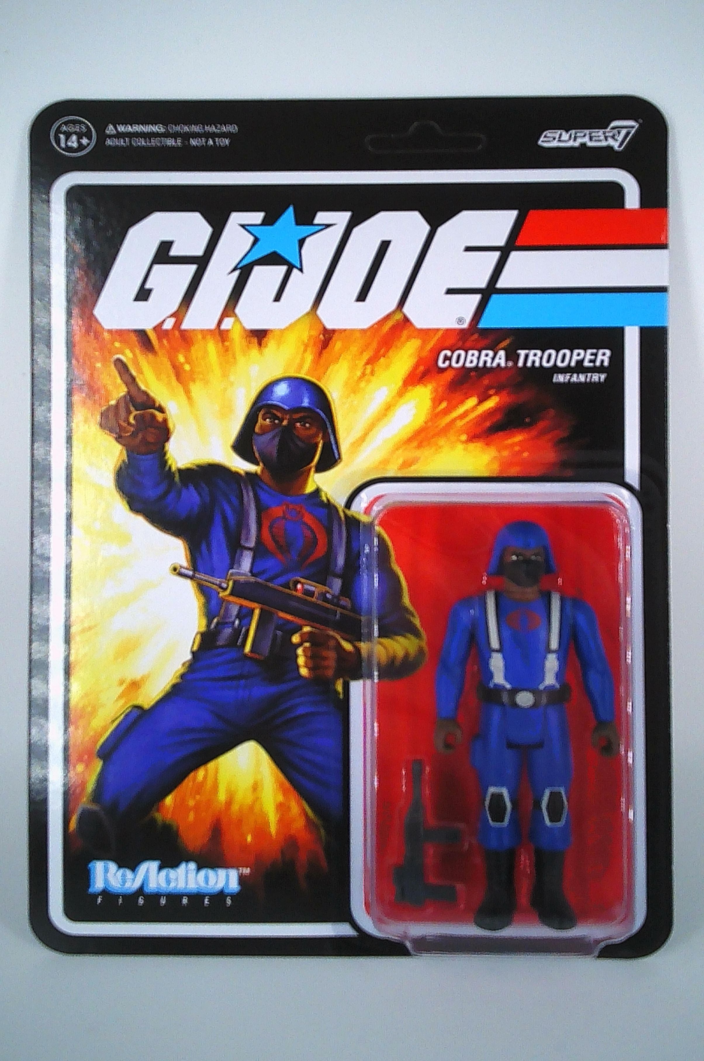 Trooper 3.75" G.I.Joe "Cobra" (version 2) ReAction figure Super7